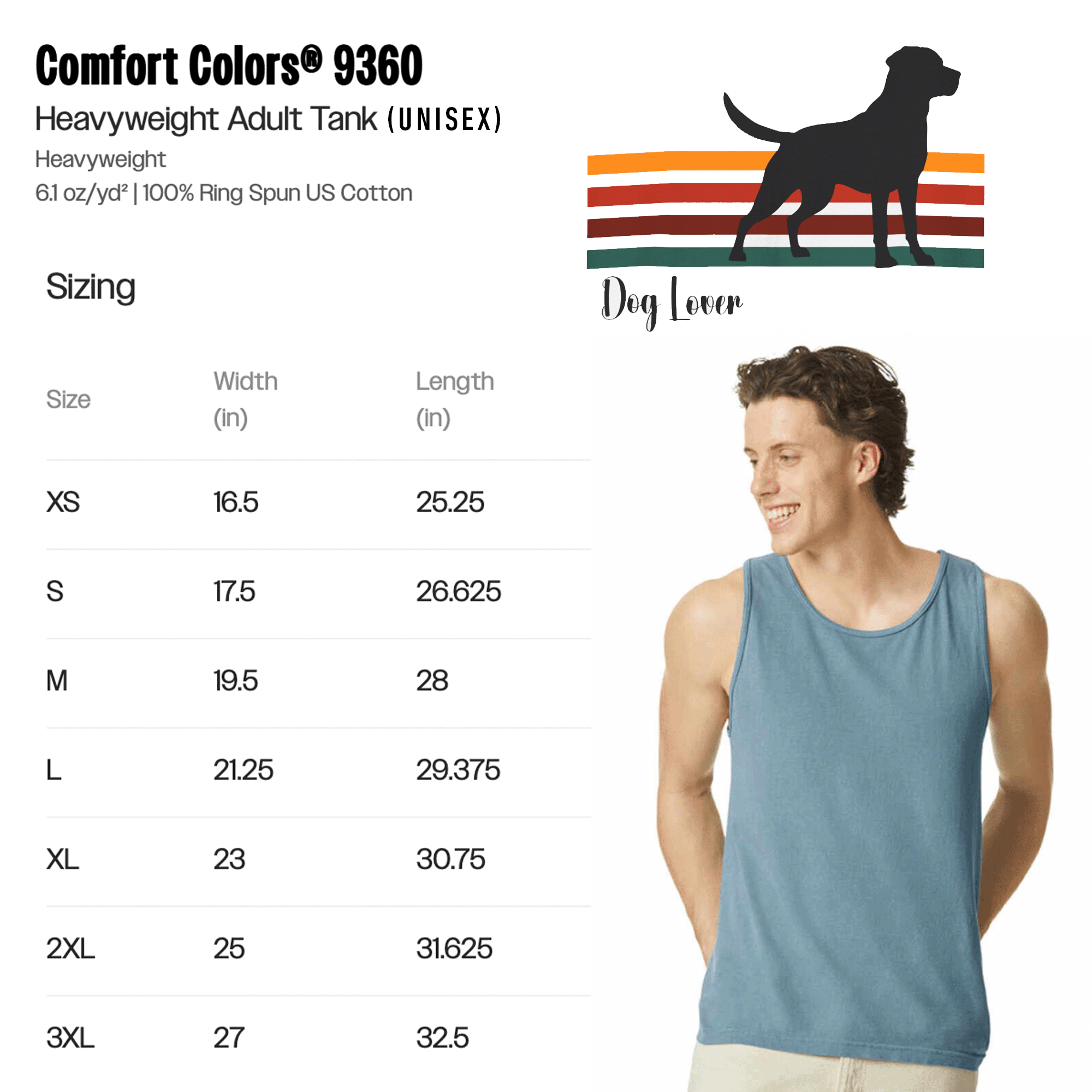Dog Lover Unisex Garment-Dyed Tank Top