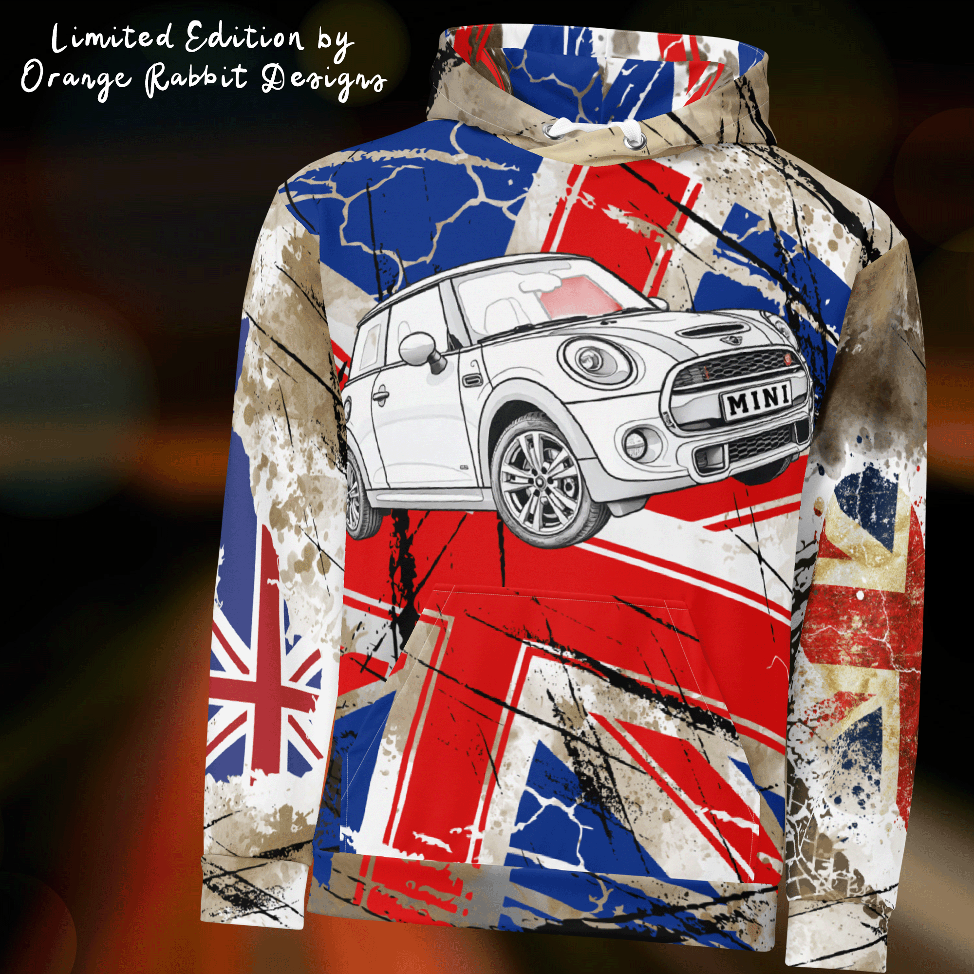 Mini Streetwear Grunge Racing Hoodie