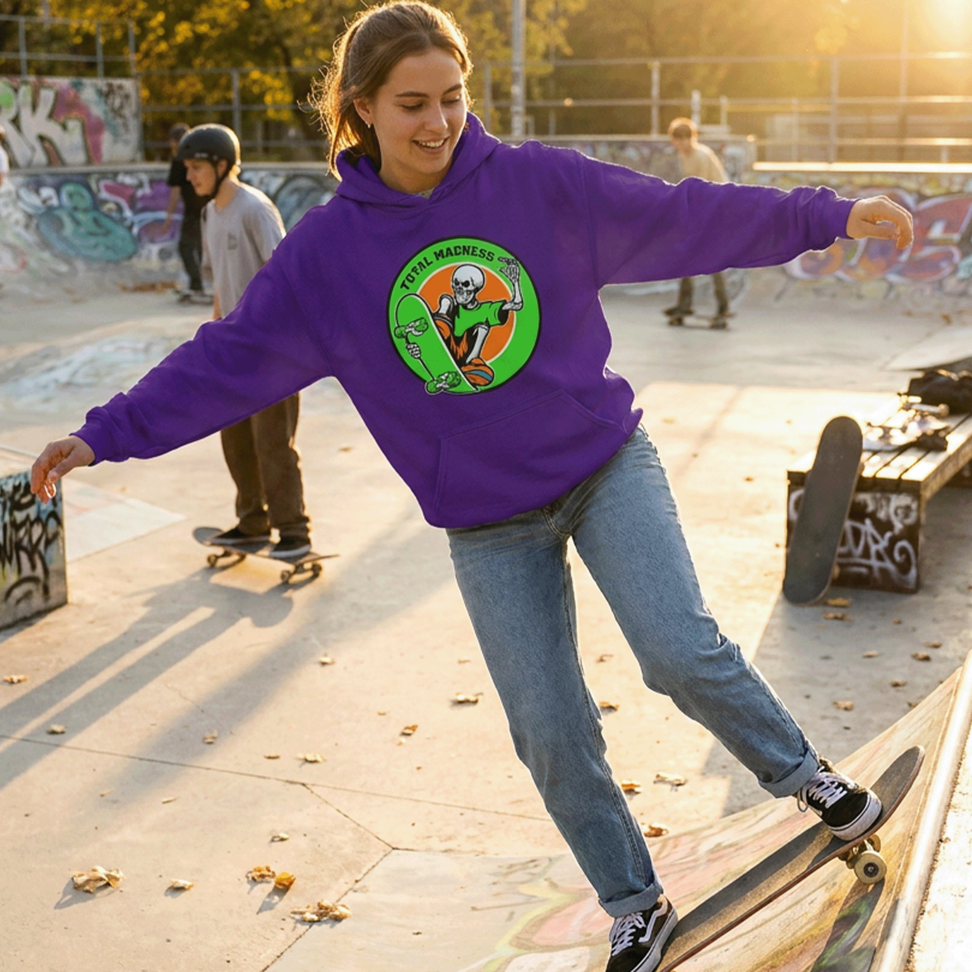 Total Madness Skateboarding Hoodie
