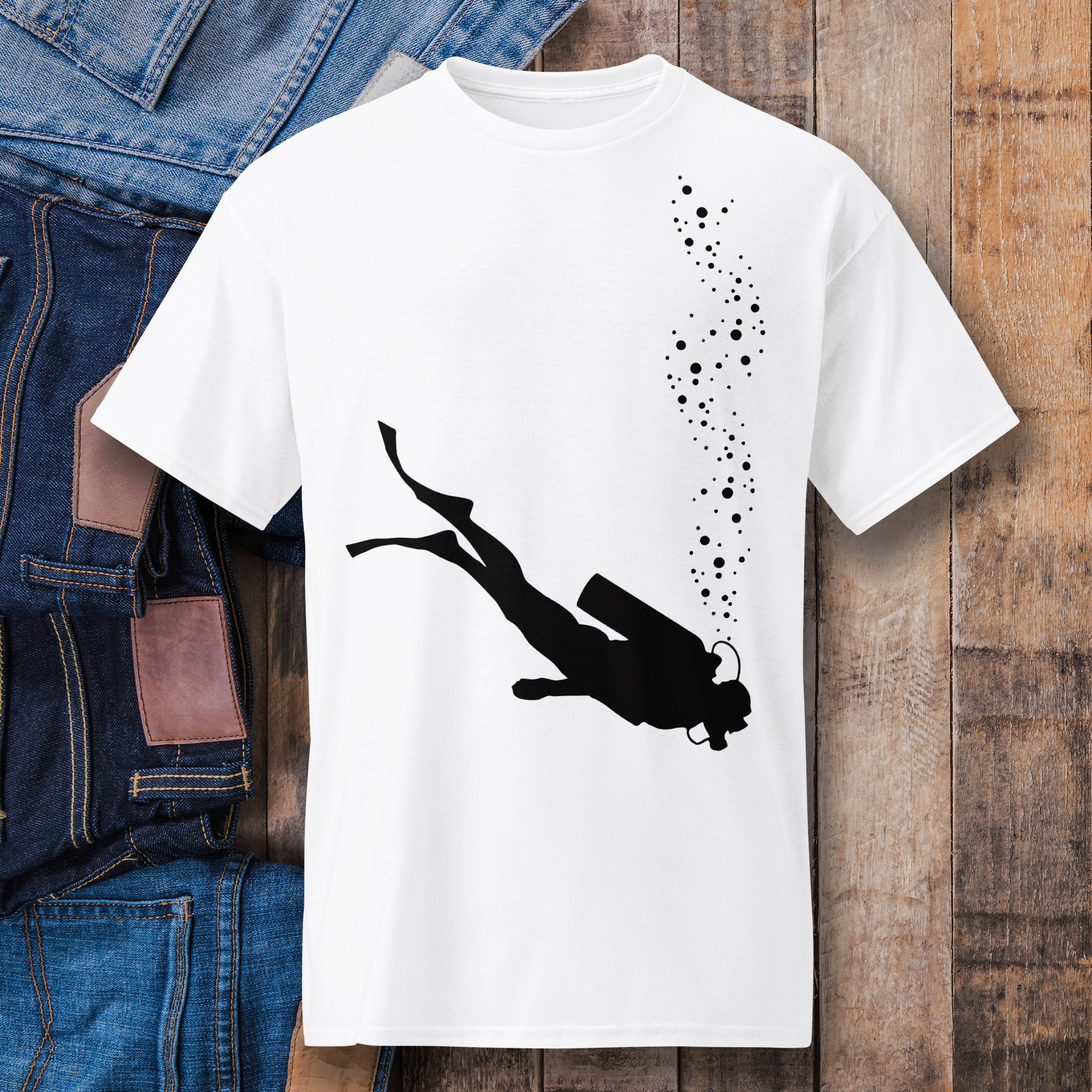 Scuba Diver Sports DryBlend® T-Shirt