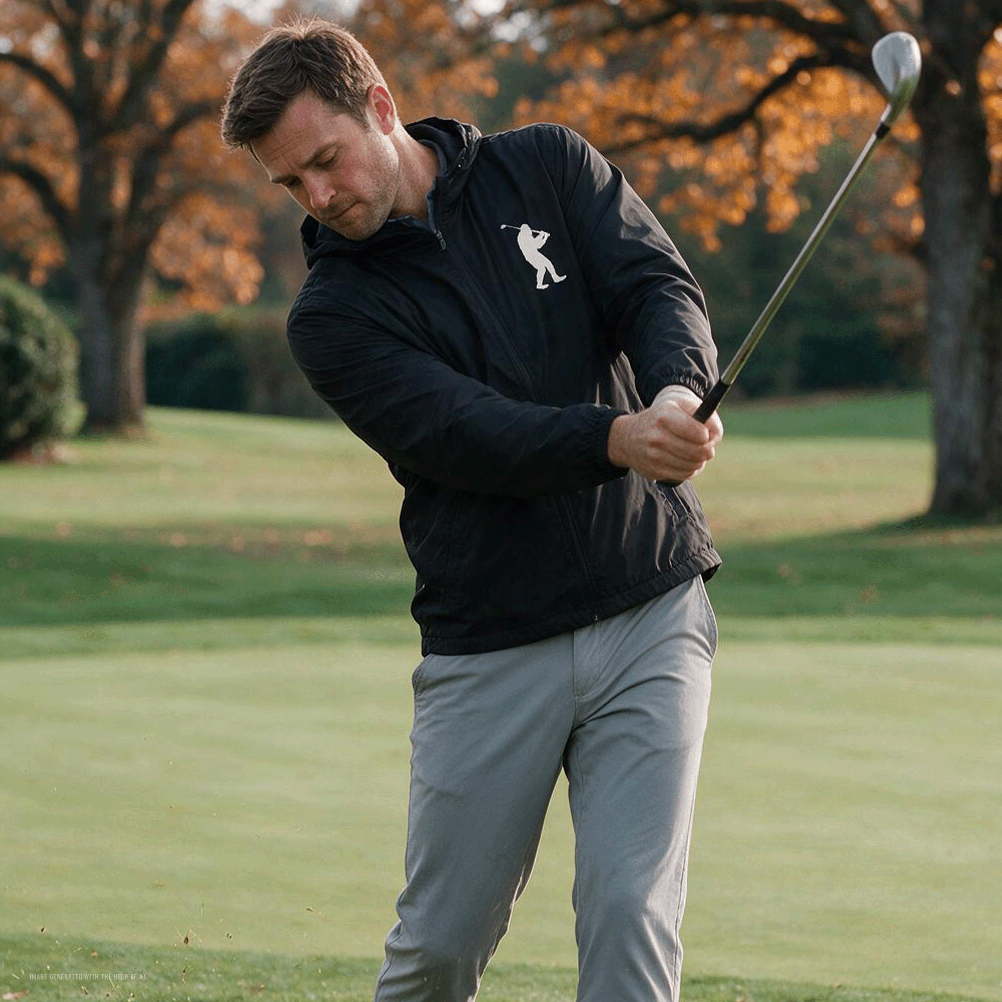 Bigfoot Golfer Unisex Full-Zip Windbreaker Jacket