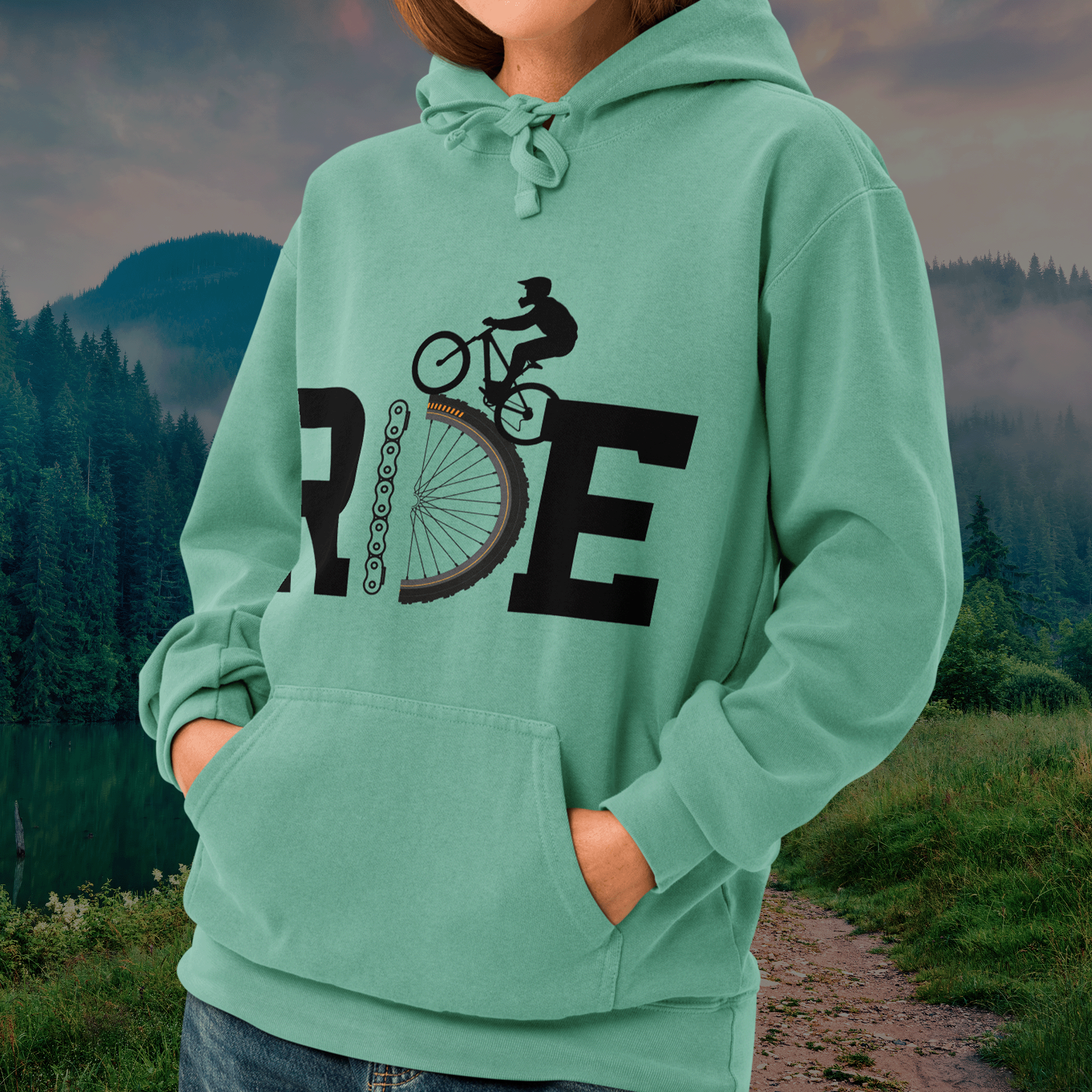 Mountain Biker Hoodie