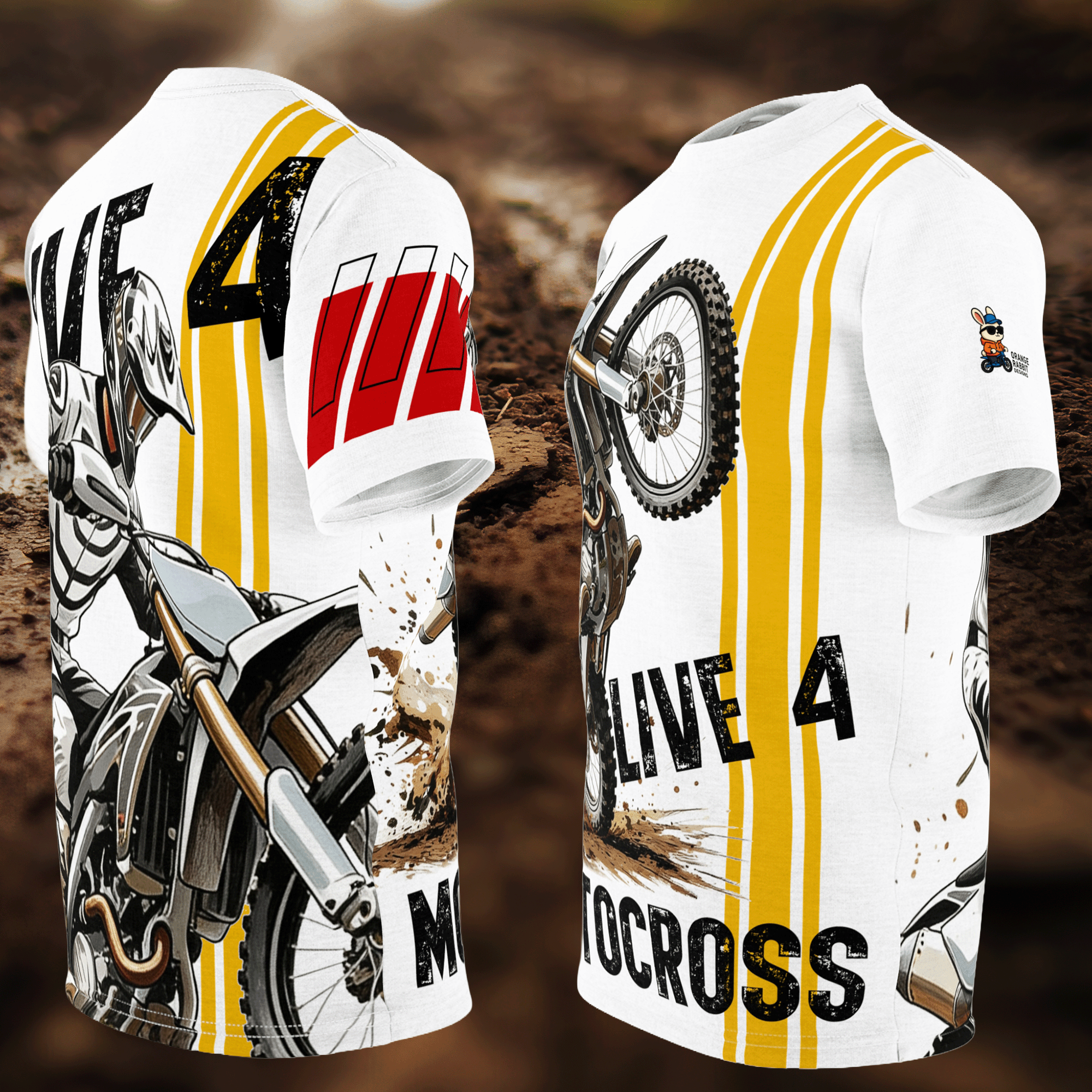 Live 4 Motocross All-Over Print Tee