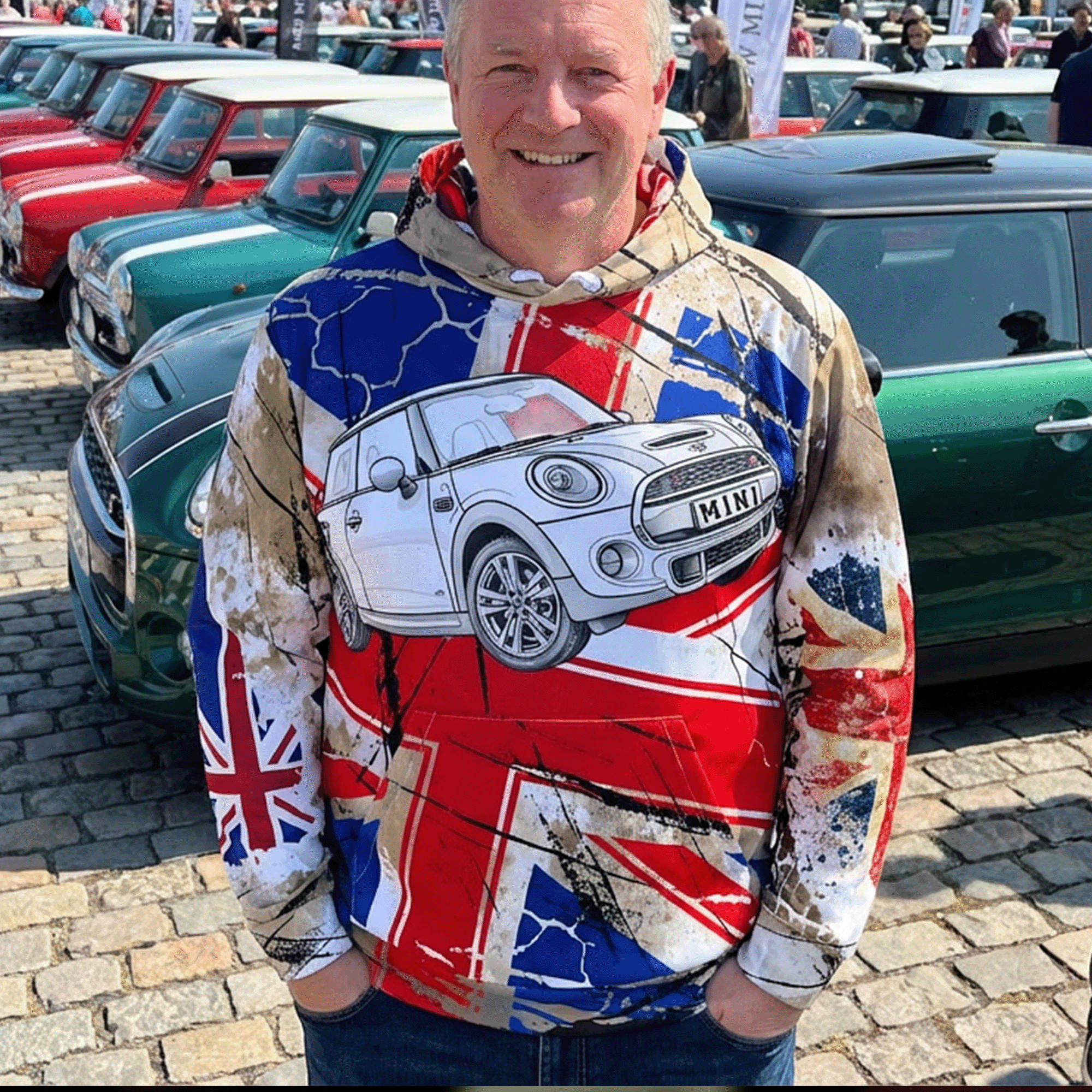 Mini Streetwear Grunge Racing Hoodie