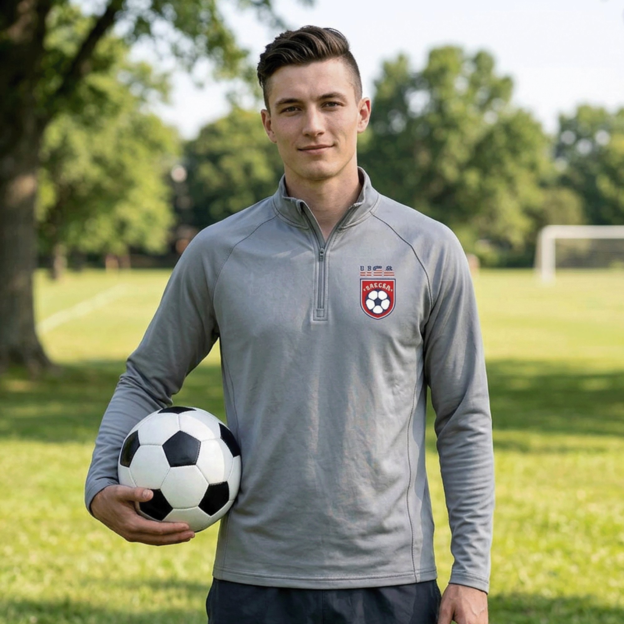 Men's USA Soccer Quarter-Zip Pullover