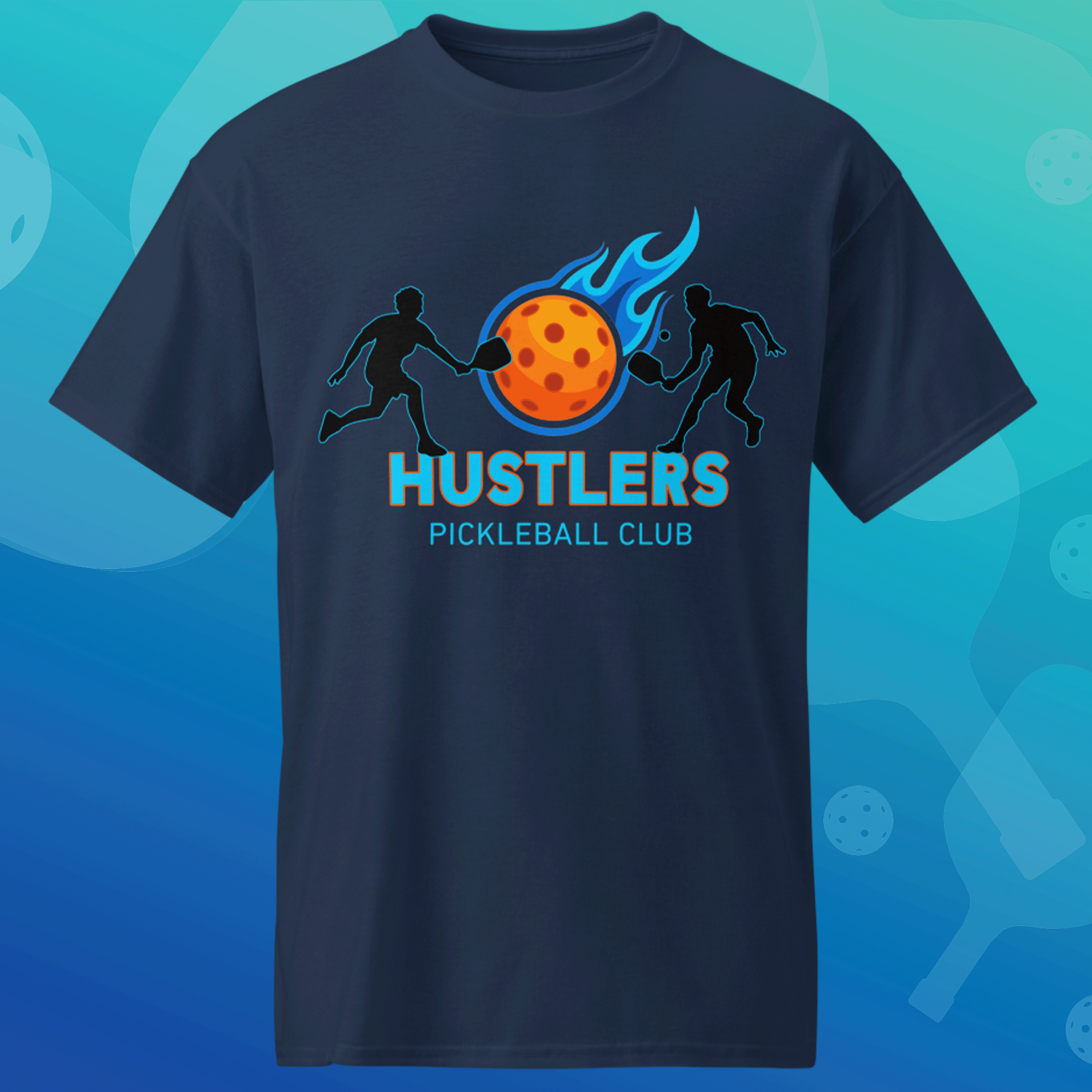 HUSTLERS Pickleball Club Moisture-Wicking DryBlend® T-Shirt