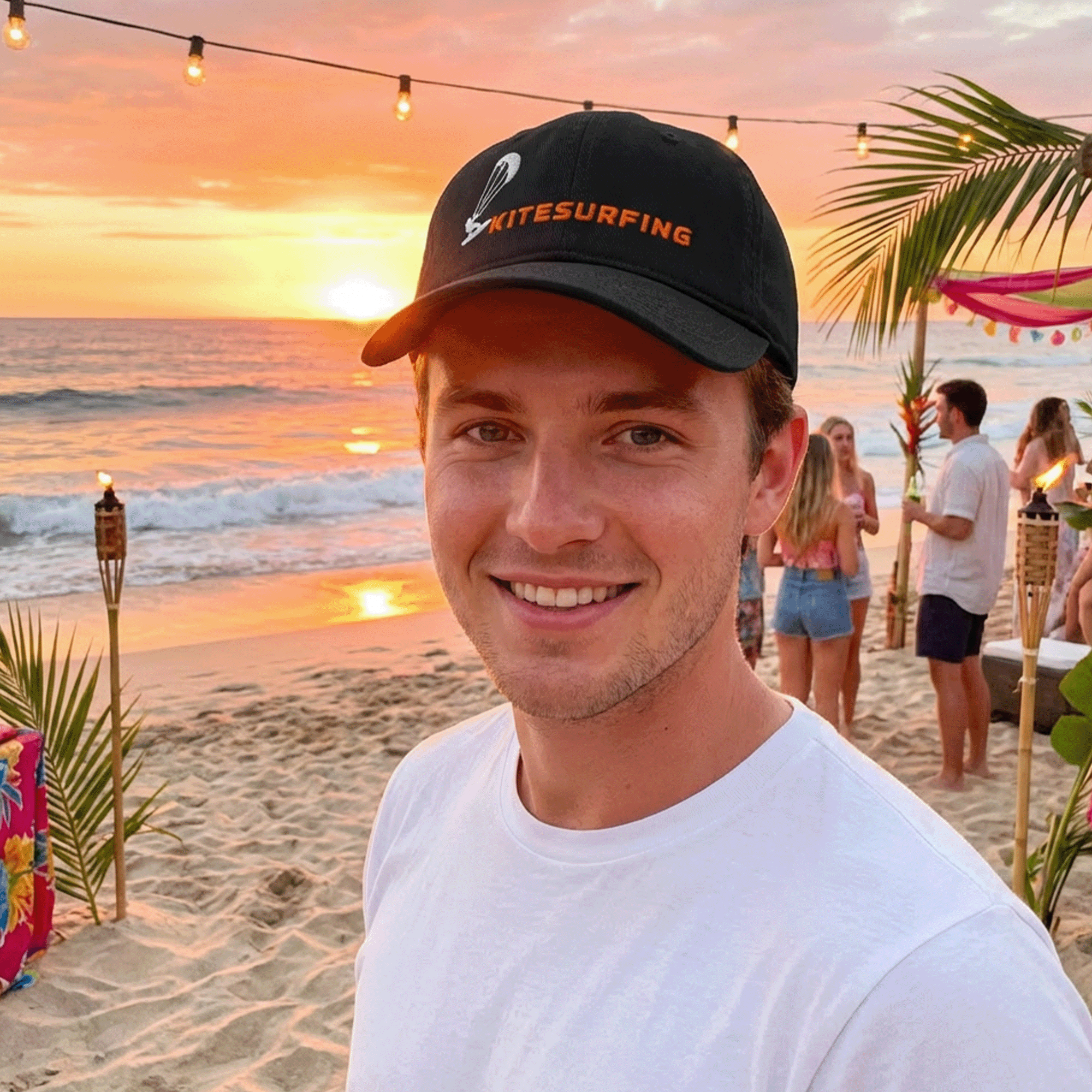 Embroidered Kitesurfing Cap