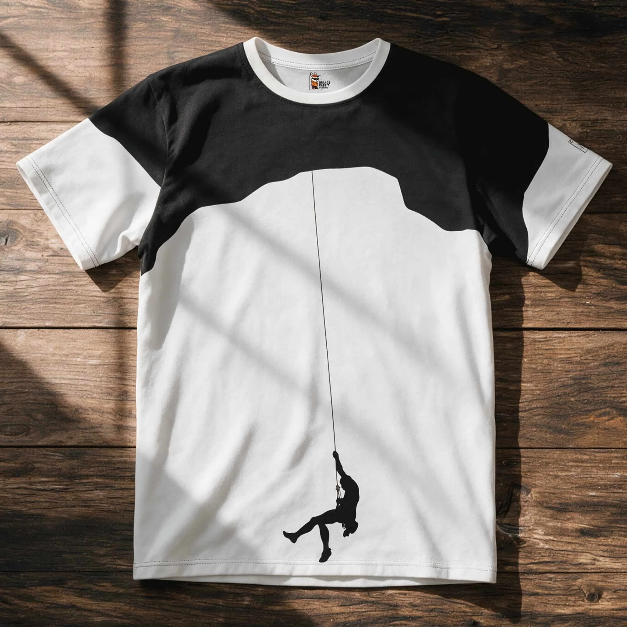Rock Climber Silhouette Unisex T-shirt