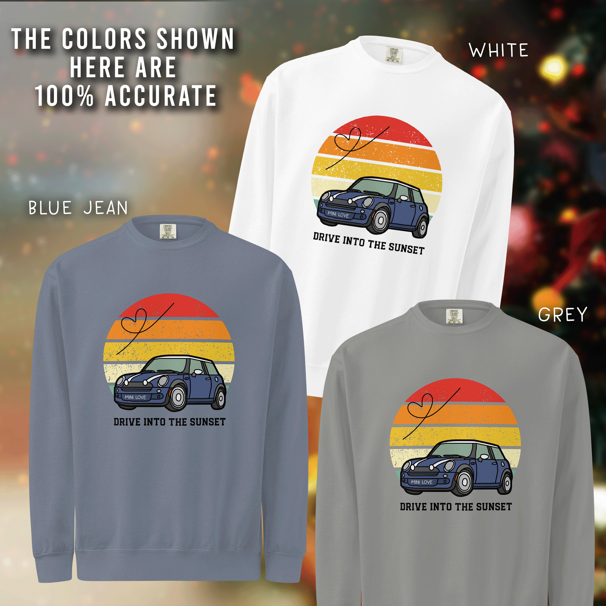Mini Drive into the Sunset Sweatshirt