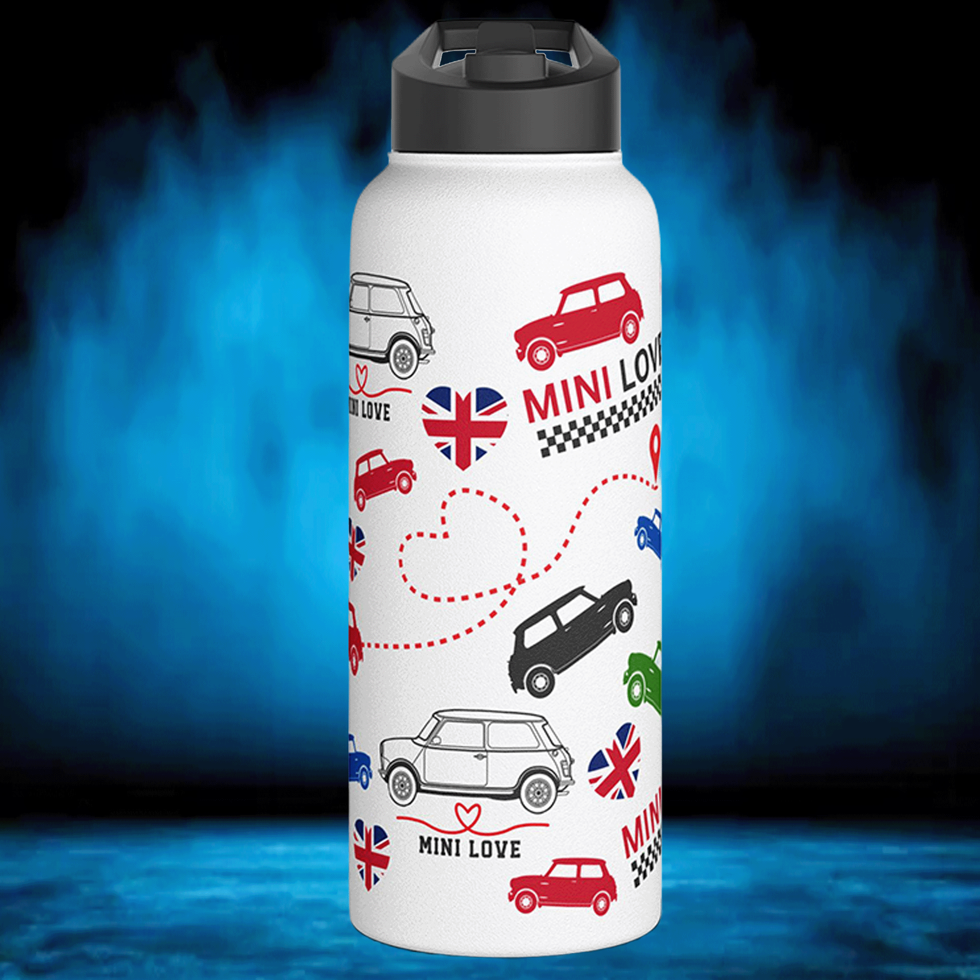 Mini Love Stainless Steel 32oz Stainless Water Bottle