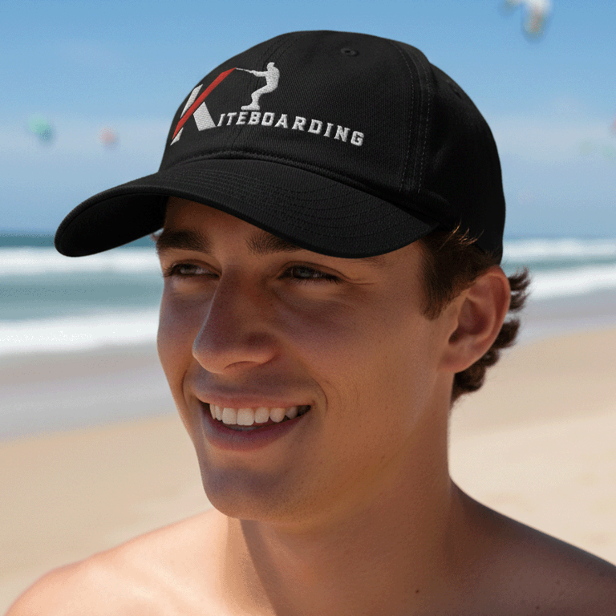 Embroidered KiteBoarding Low-profile Hat