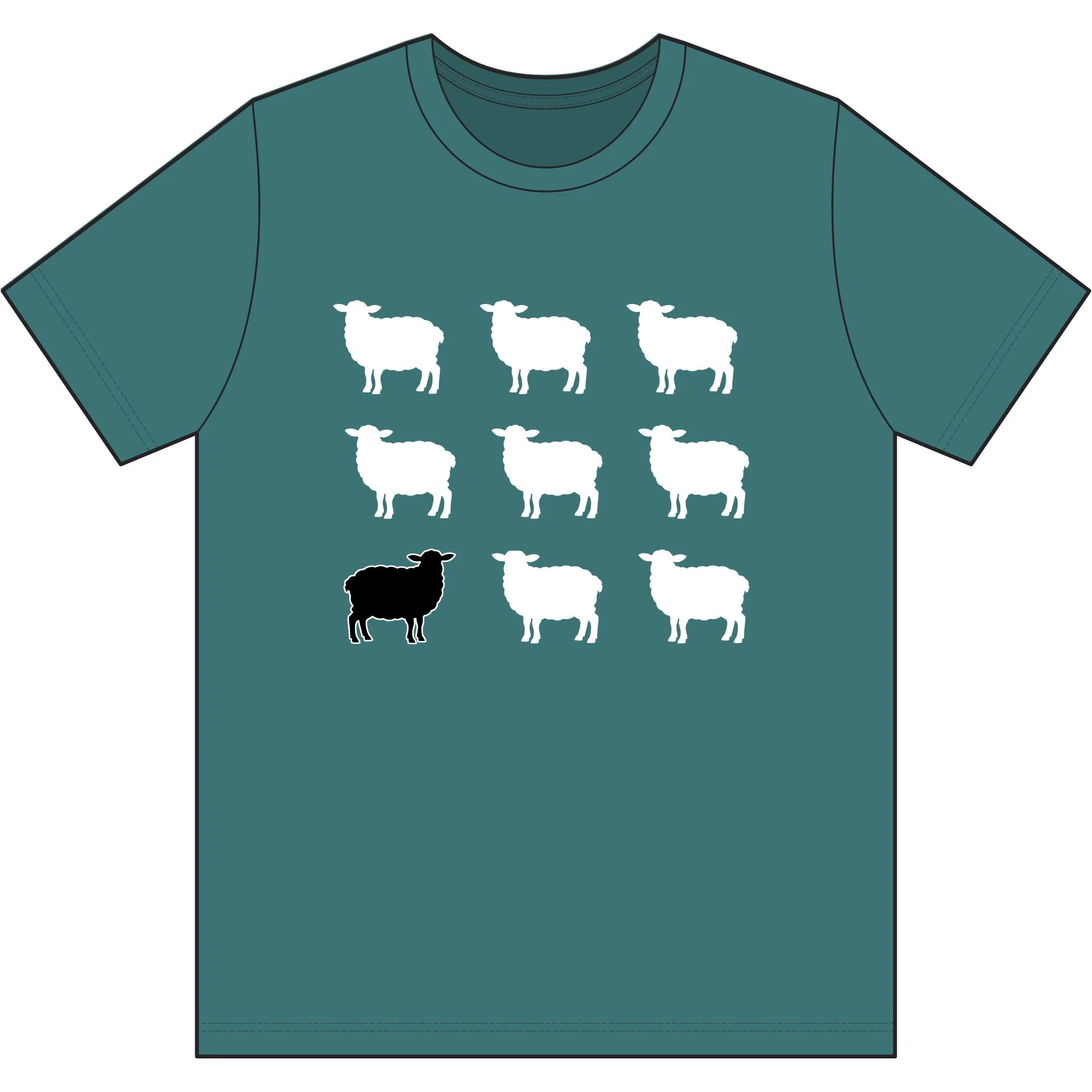 Black Sheep Recycled Cotton T‑Shirt