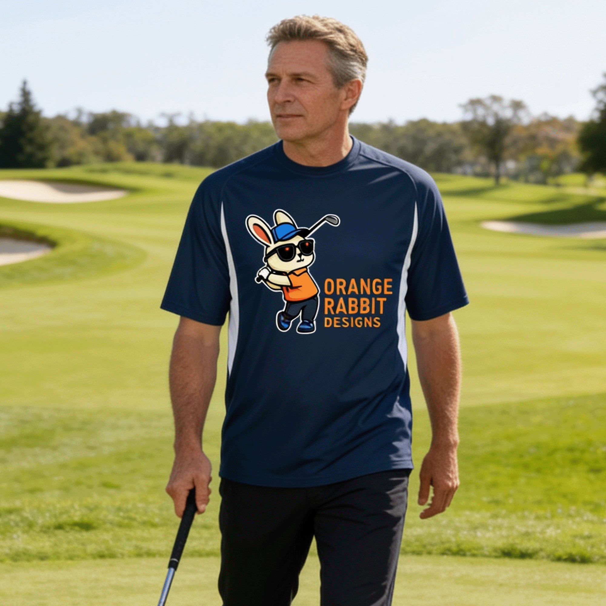 Golfer Men’s Cooling Performance Color Blocked Jersey