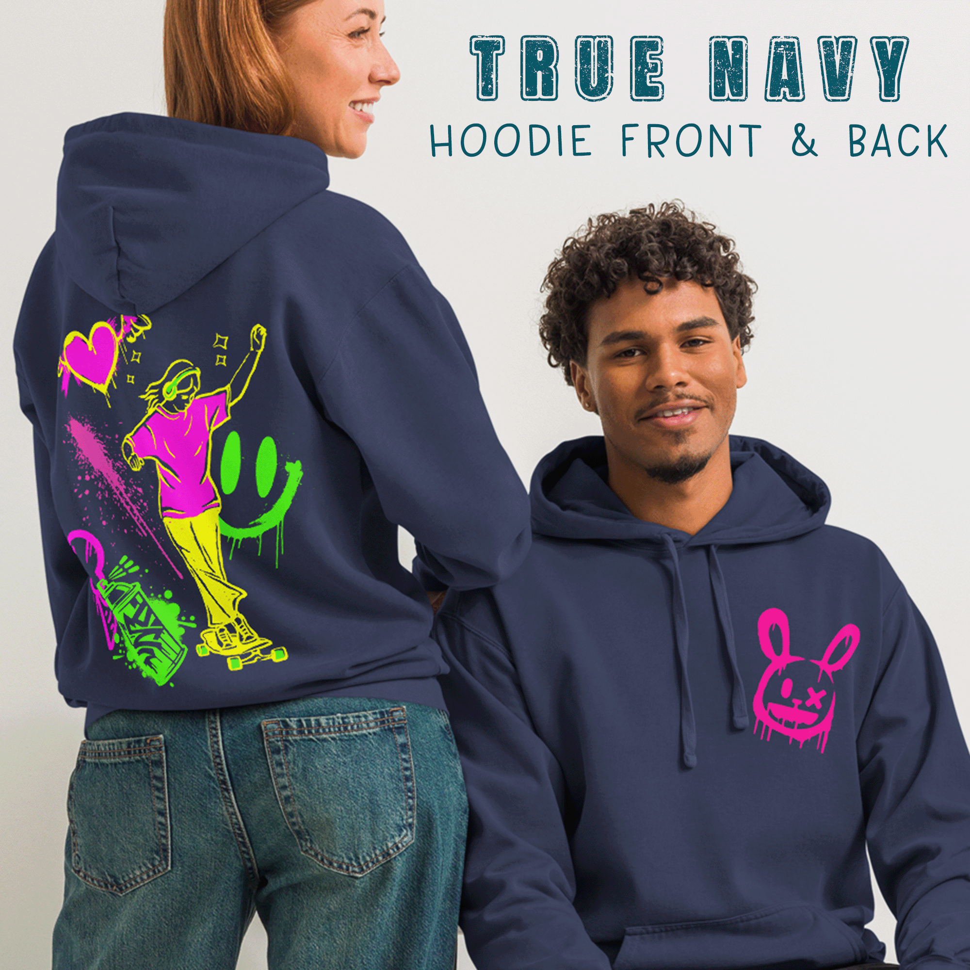 Graffiti Skateboarder Girl Hoodie