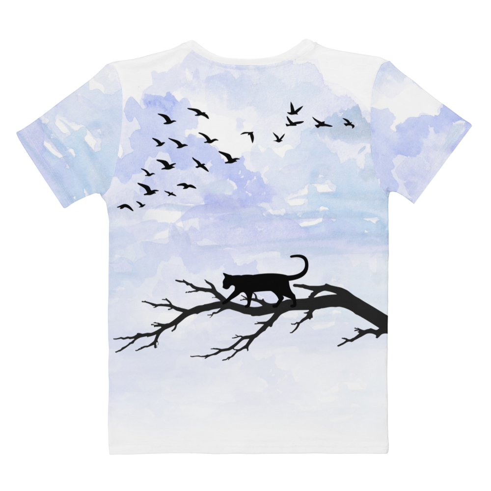 Women's Artistic Cat Tee