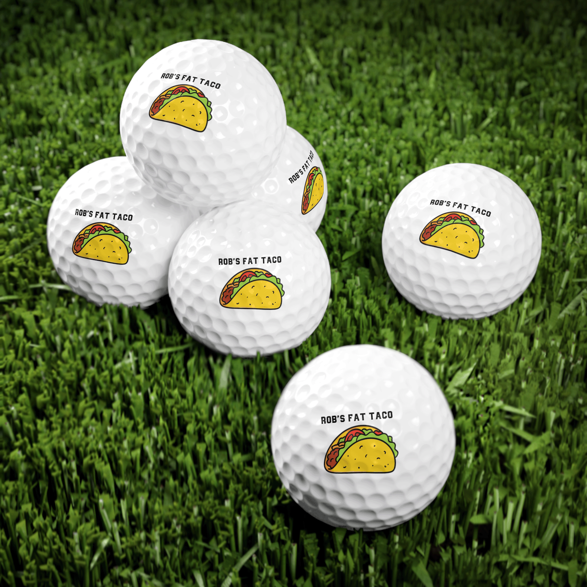 PERSONALIZED TACO Golf Balls