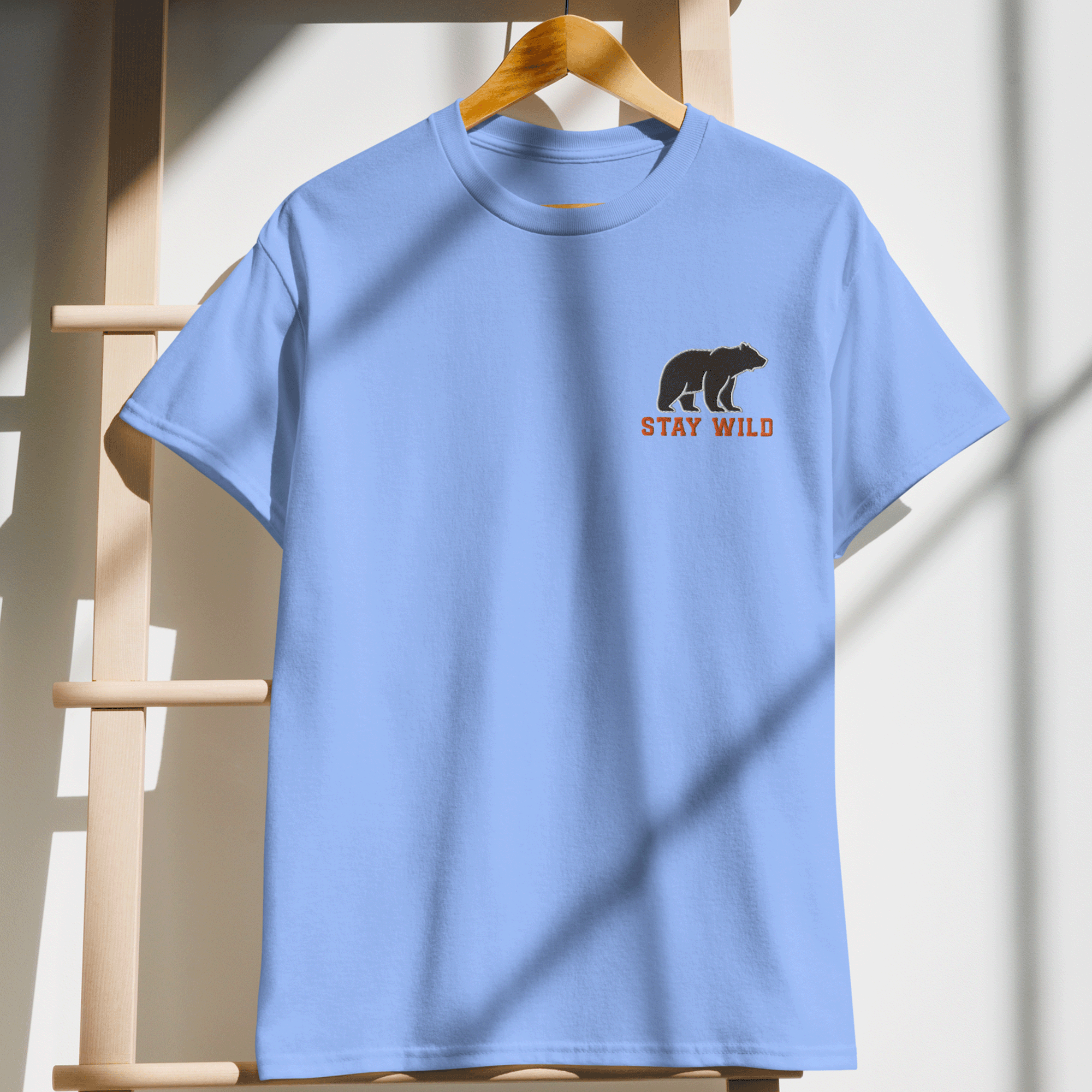 Embroidered Stay Wild Bear DryBlend® T-Shirt
