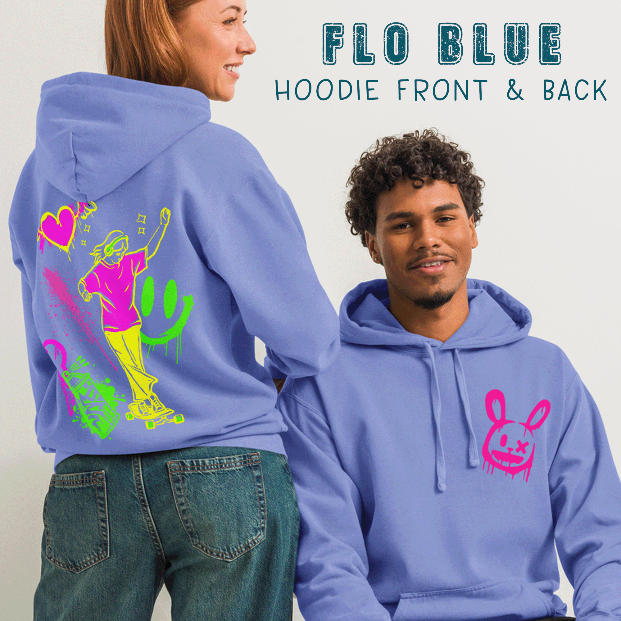 Graffiti Skateboarder Girl Hoodie