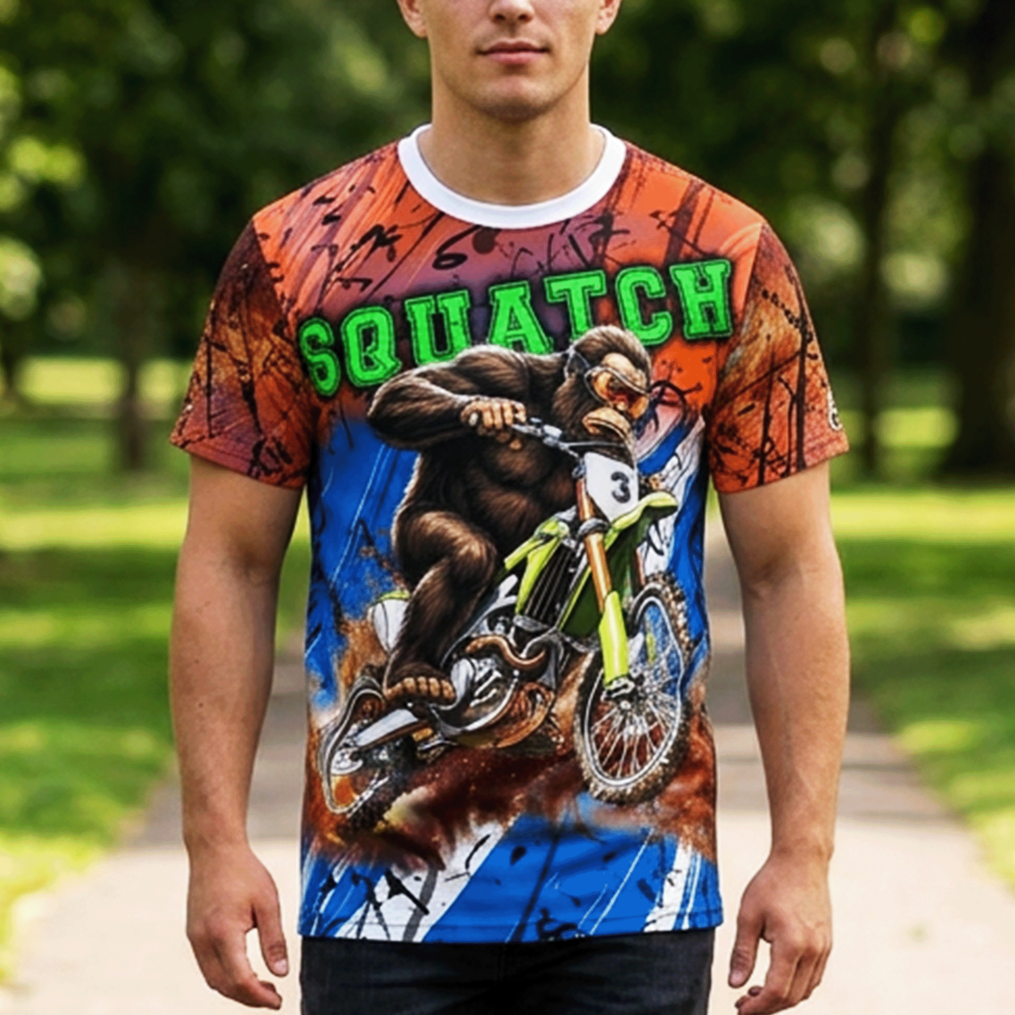 Motocross Sasquatch Tee