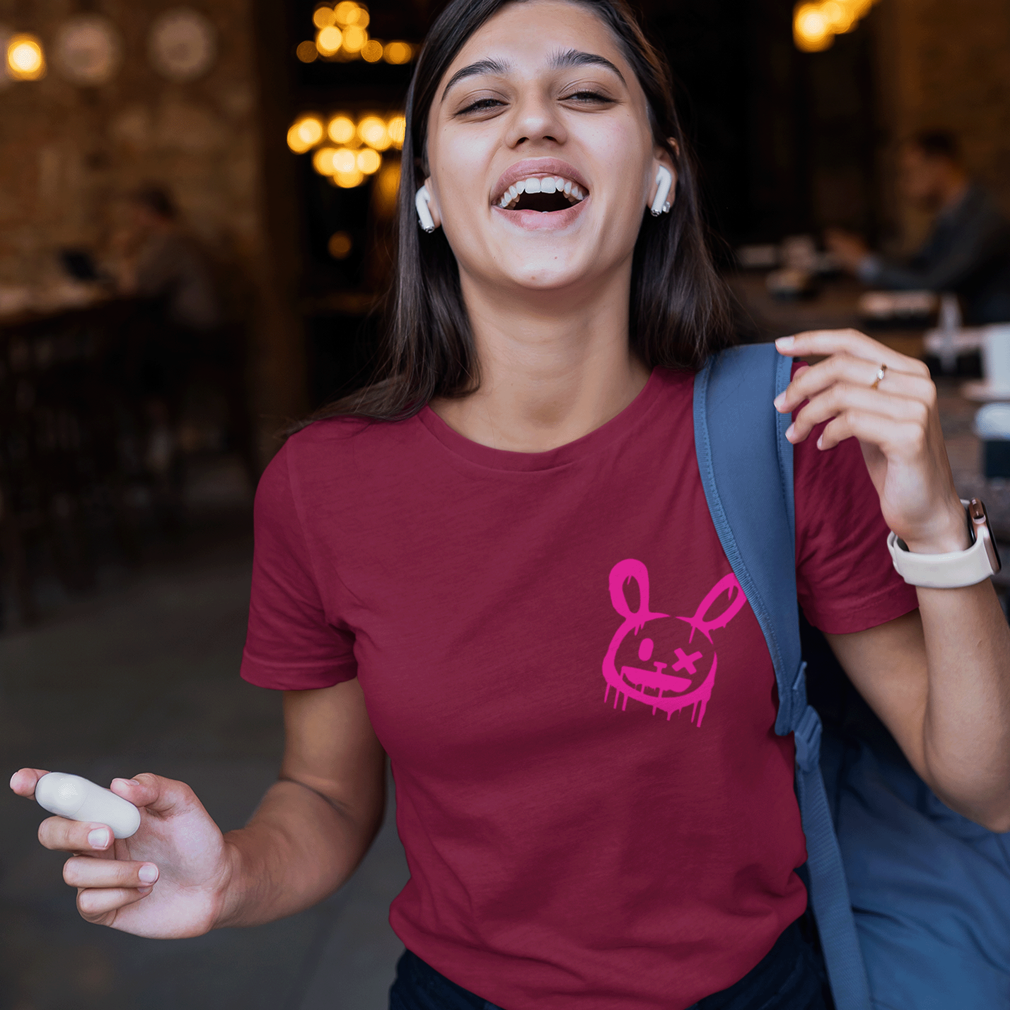 Graffiti Style Skateboarding Girl Graphic T-shirt