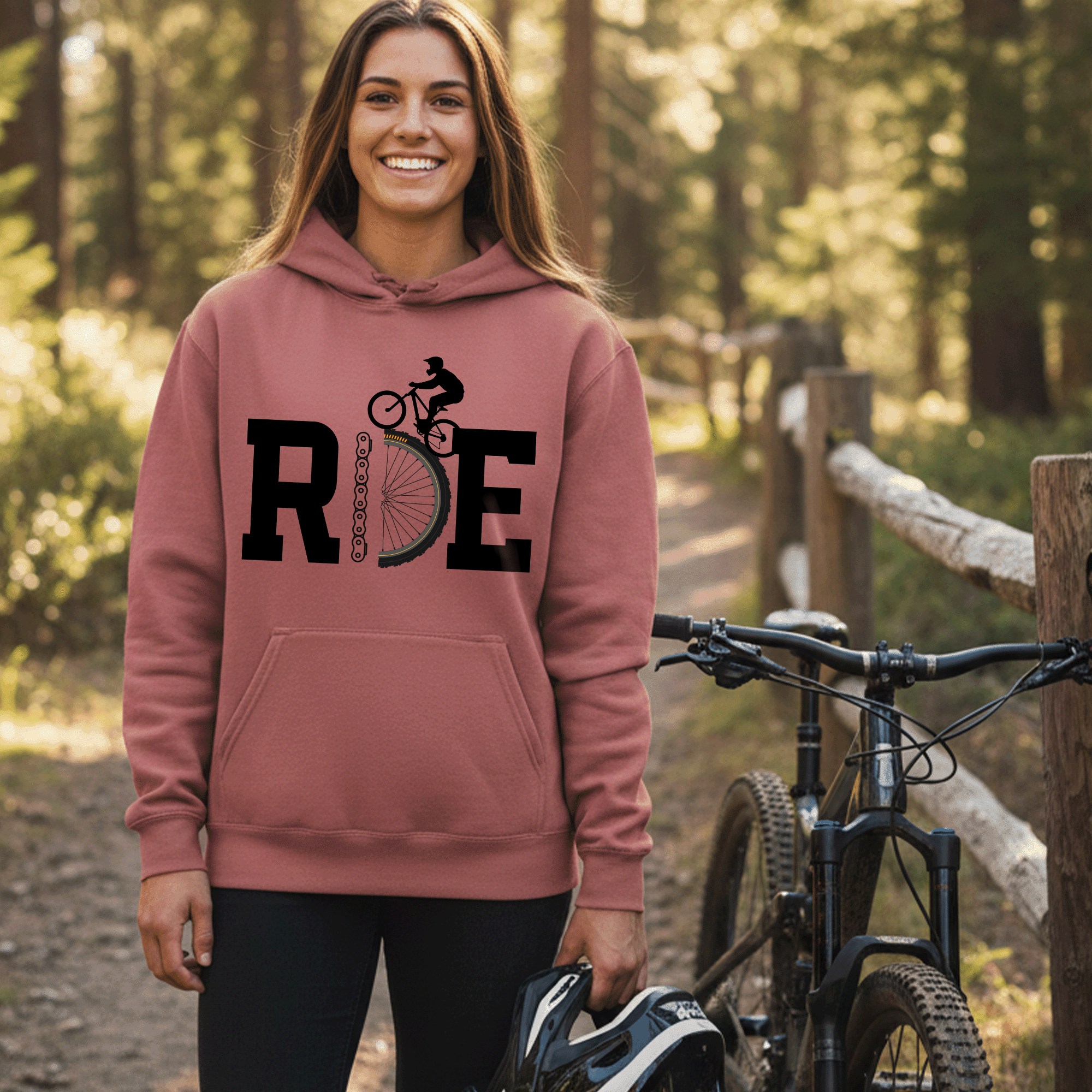 Mountain Biker Hoodie