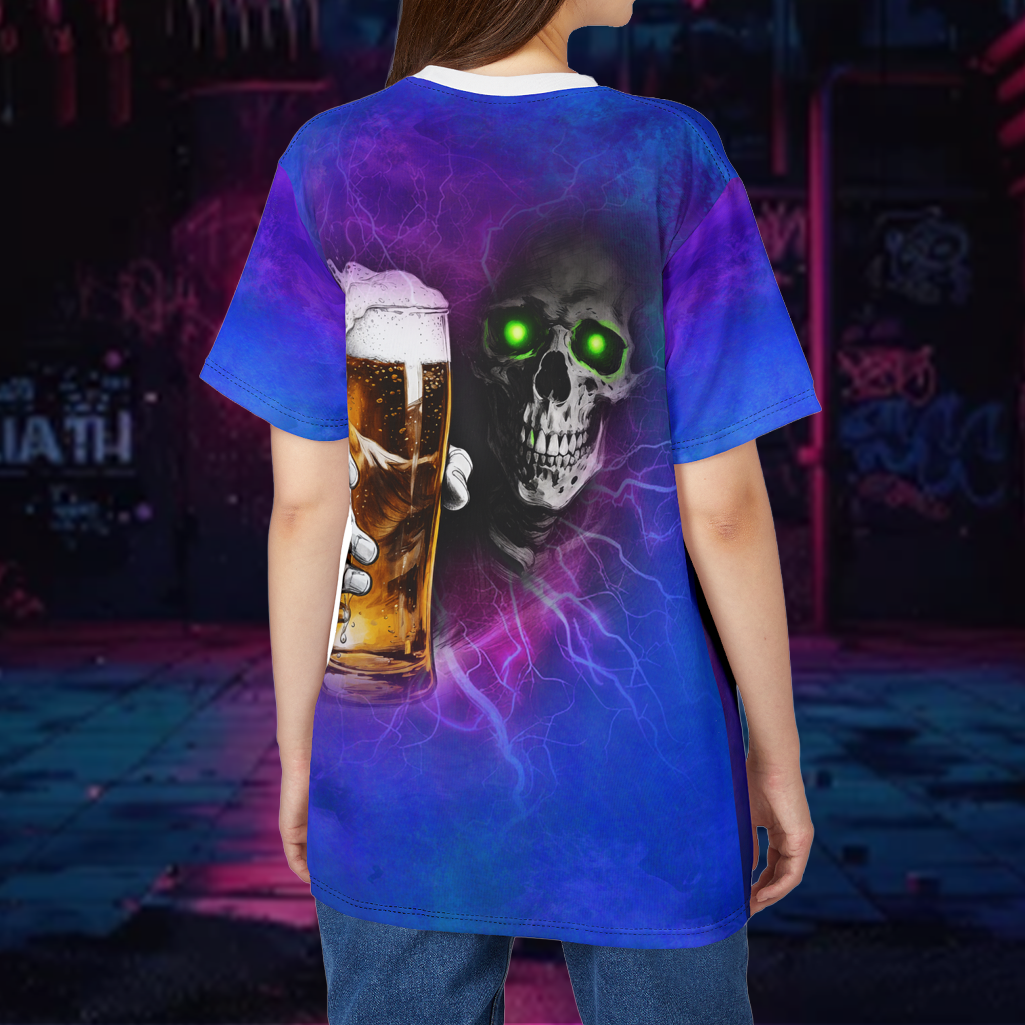 Skeleton Beer Cheers T-shirt
