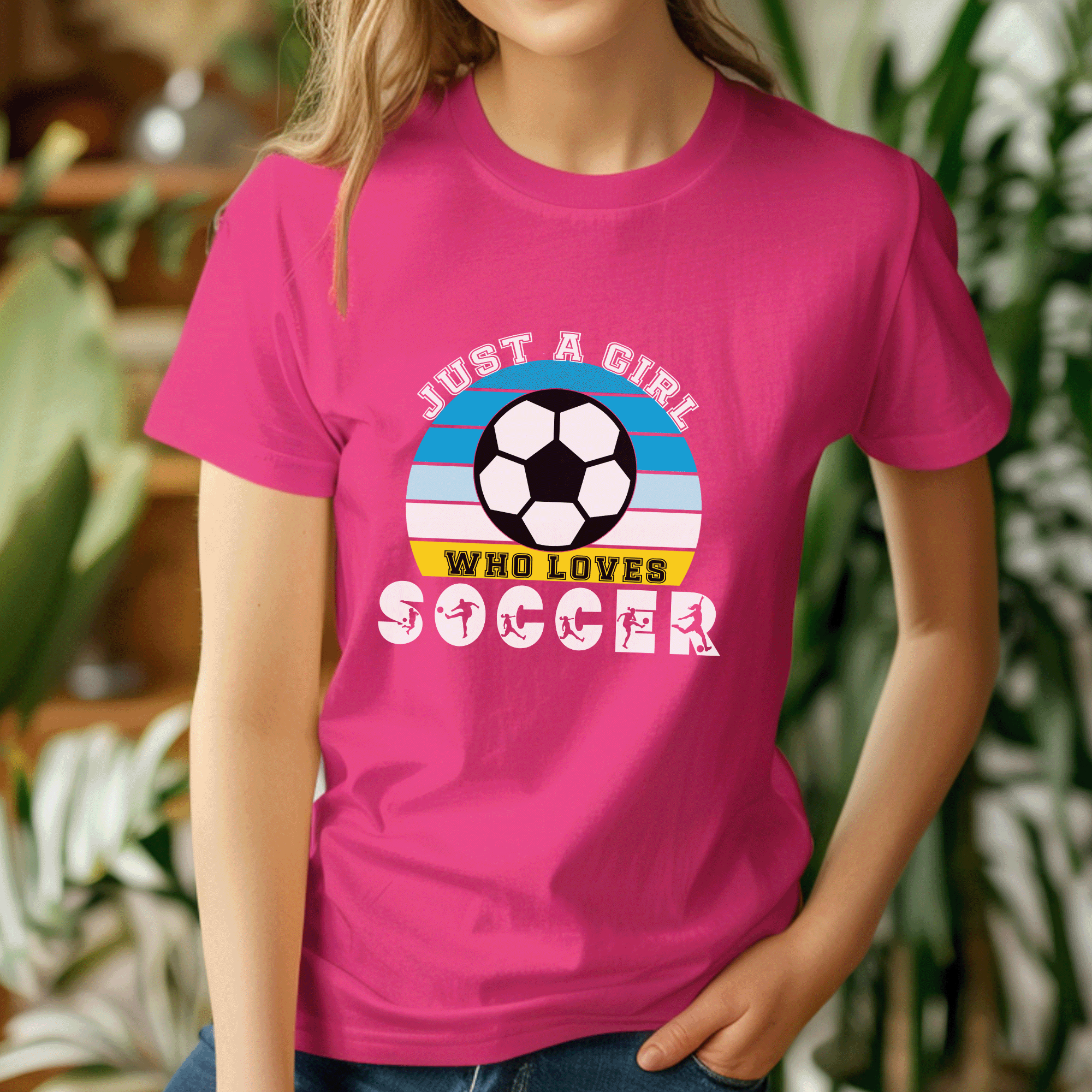 Just a Girl Who Loves Soccer Classic Tee