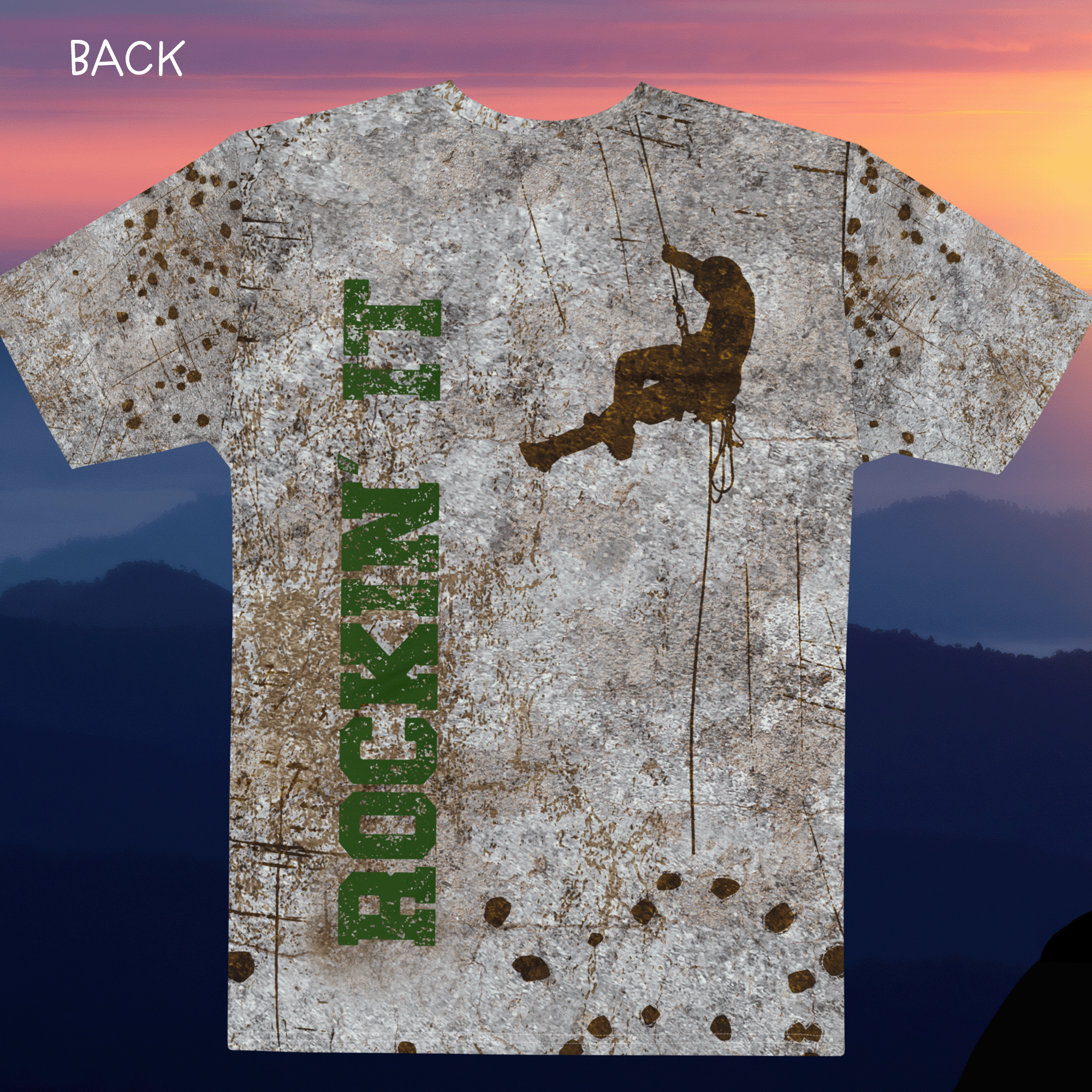 Rock Climbing Mens T-shirt