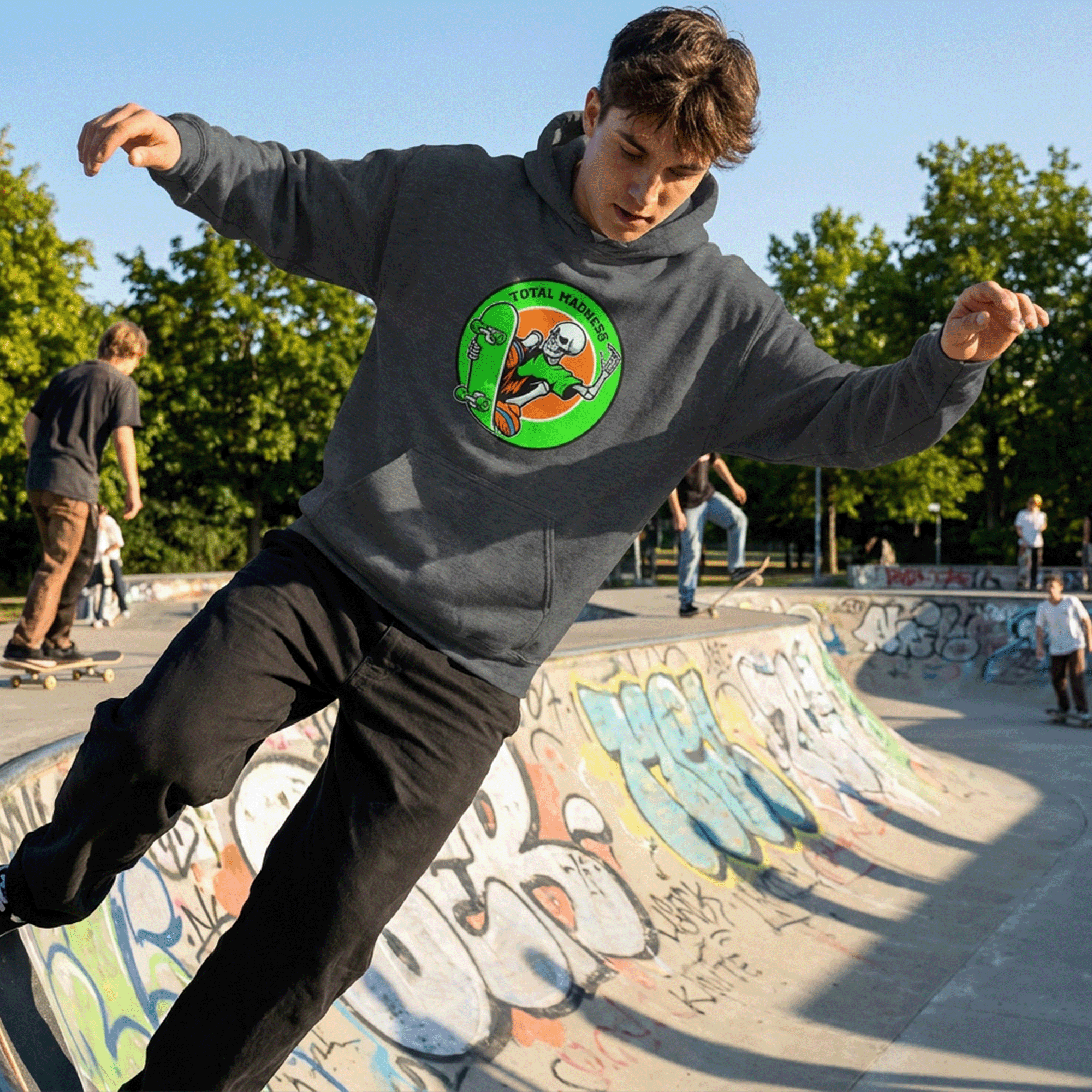 Total Madness Skateboarding Hoodie