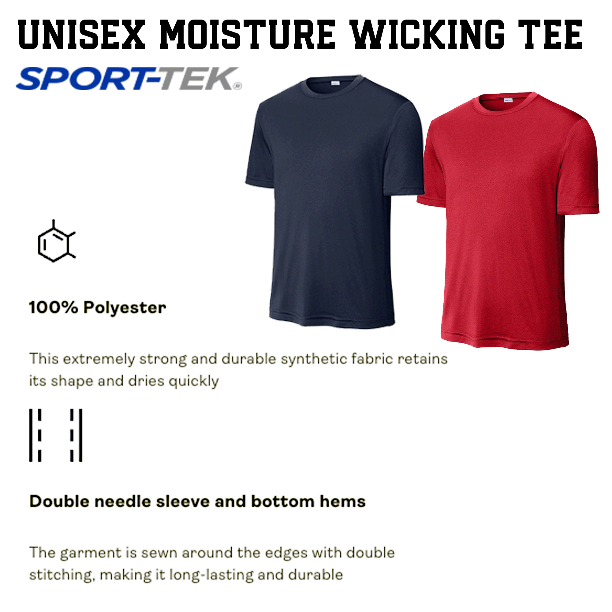 Tennis Moisture-Wicking Tee