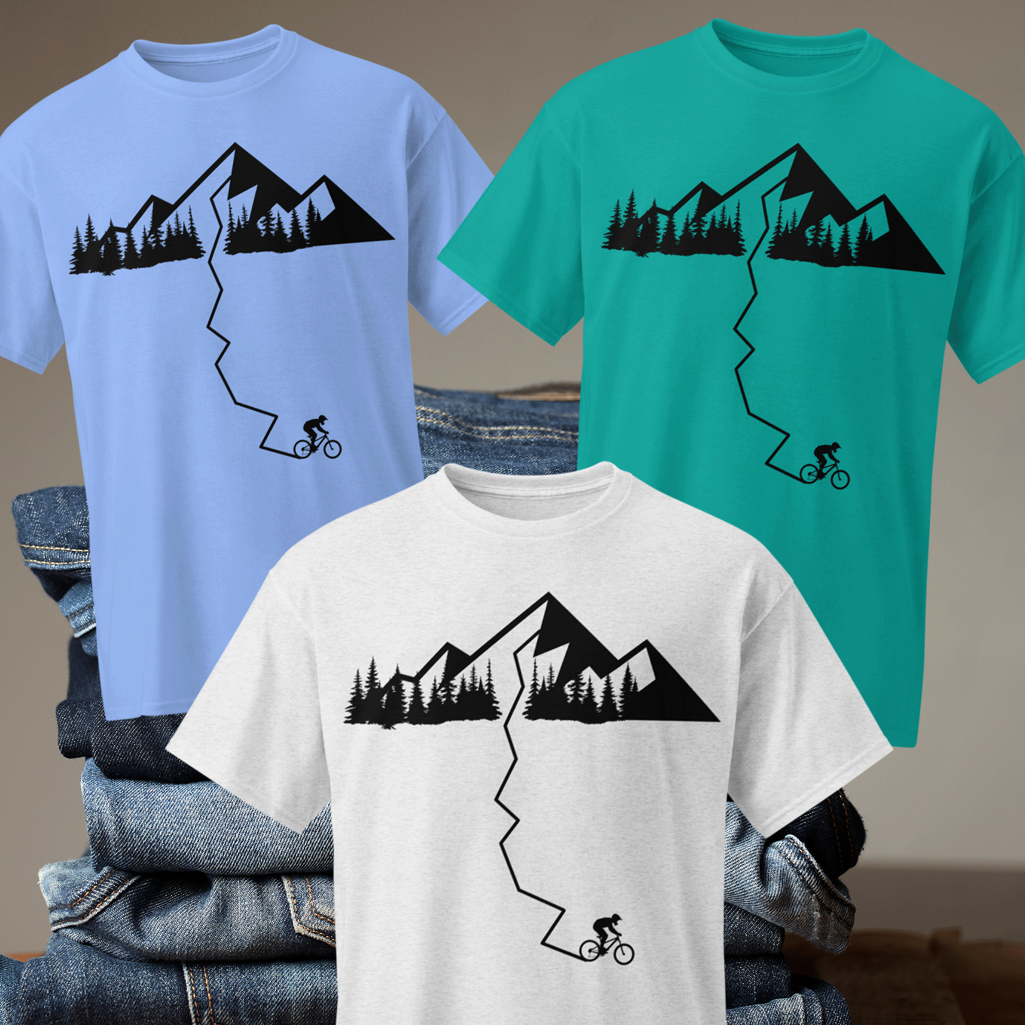 Mountain Biker DryBlend® T-Shirt