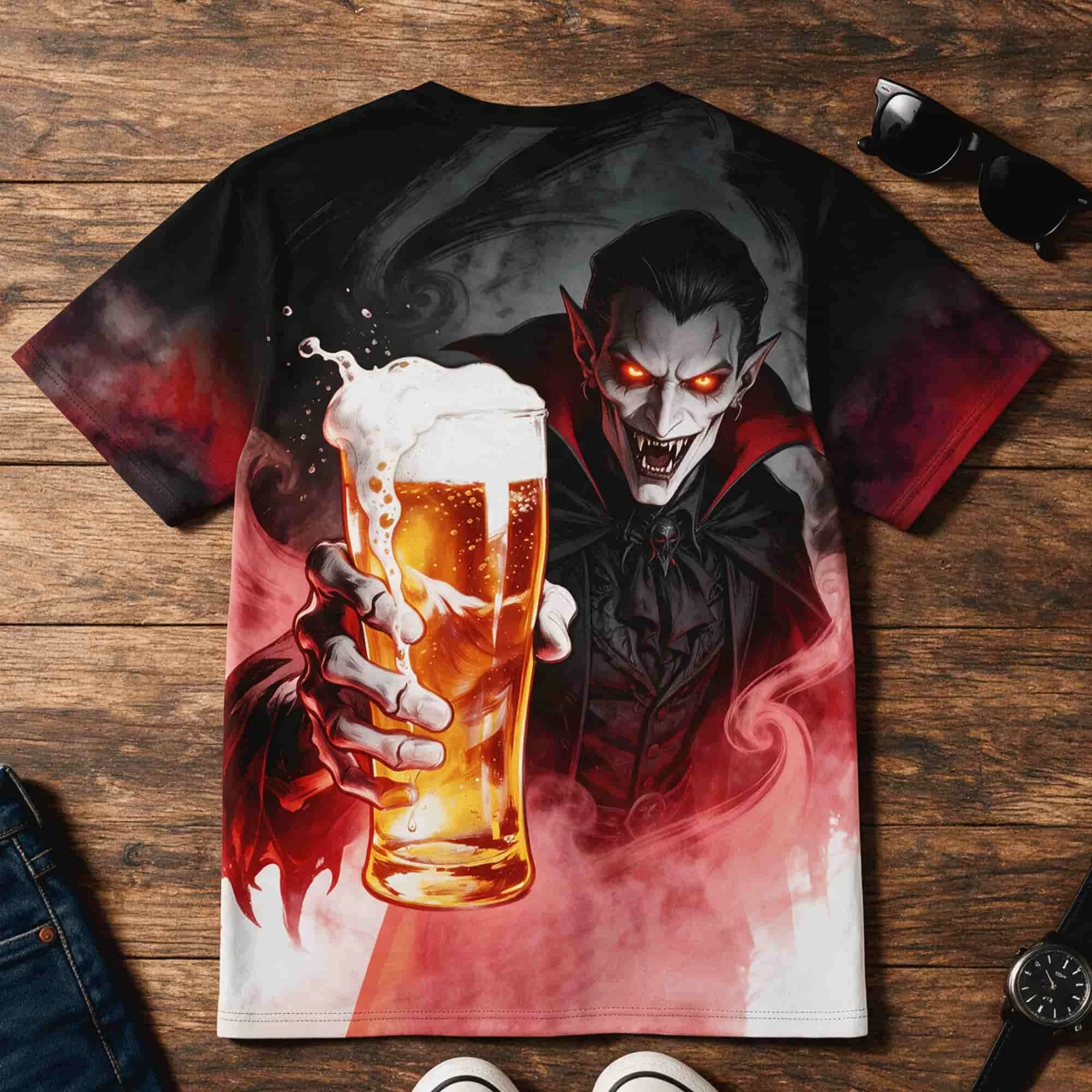 Vampire Cheers All-Over Print Tee