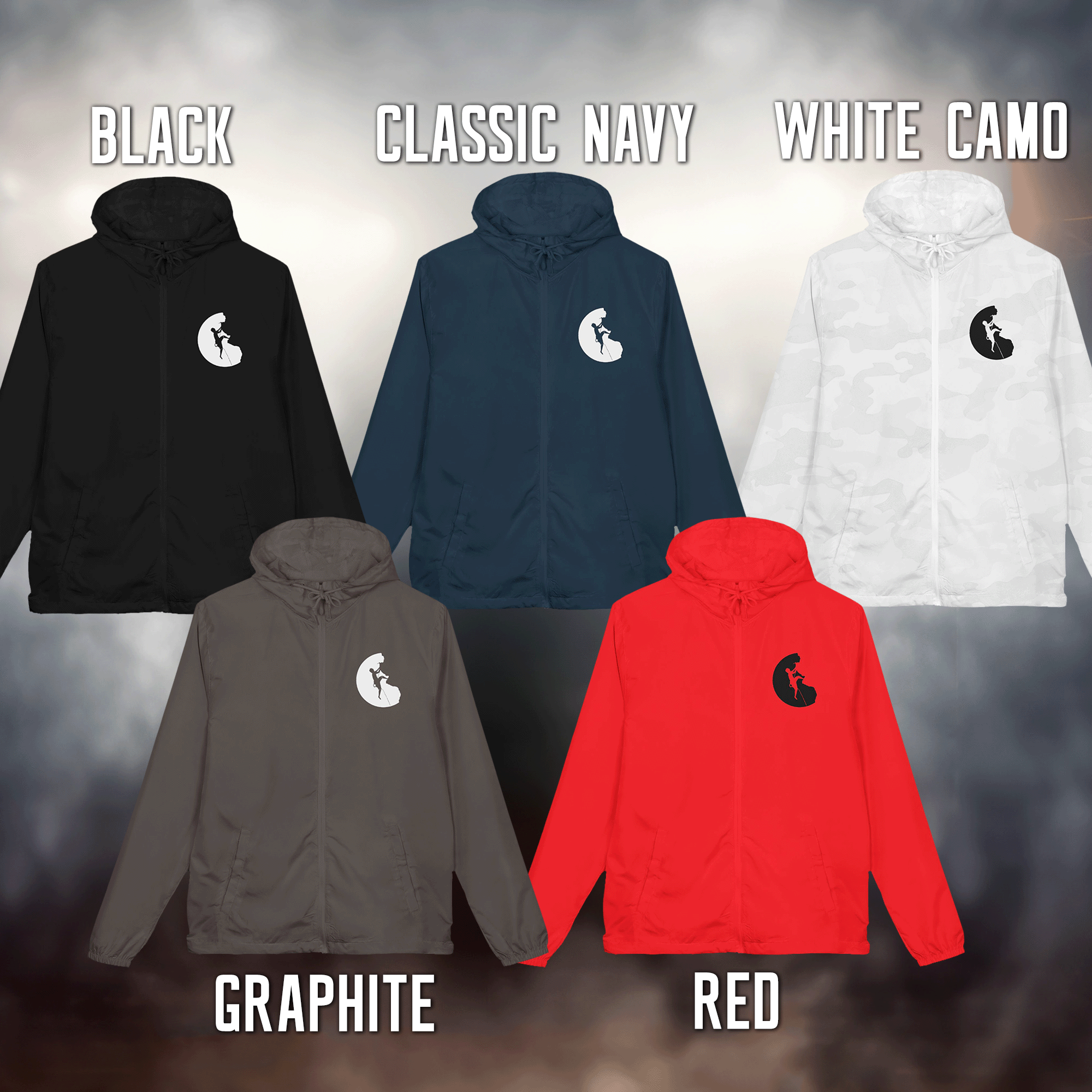 Climber Unisex Full-Zip Windbreaker Jacket