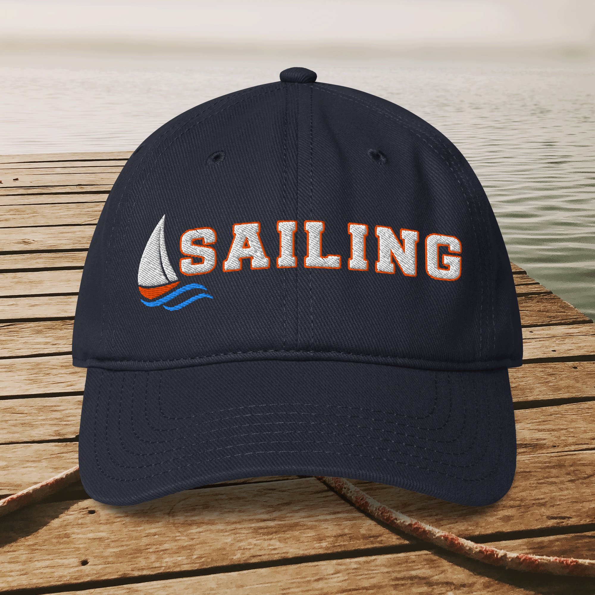 Sailing Low-Profile Baseball Cap
