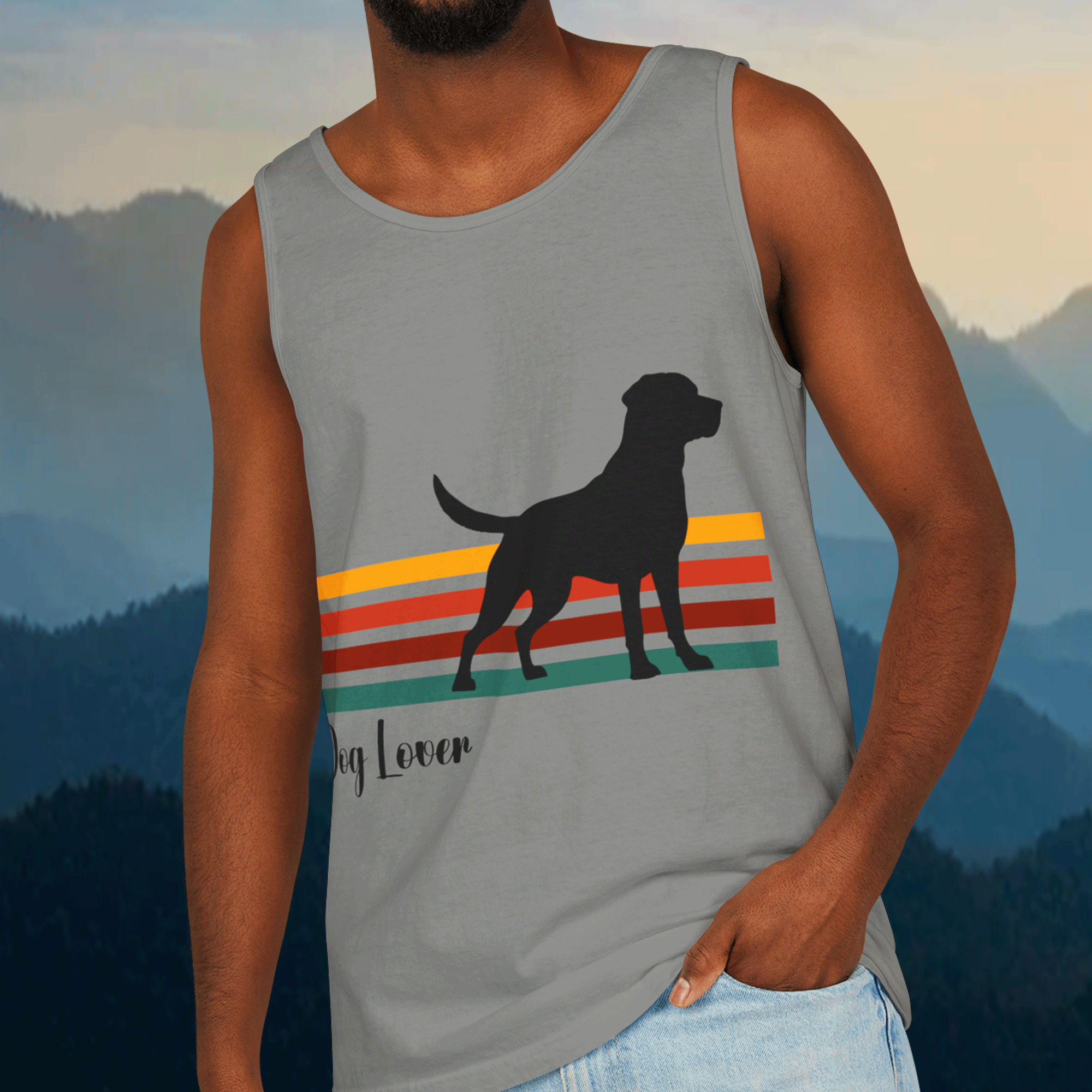 Dog Lover Unisex Garment-Dyed Tank Top
