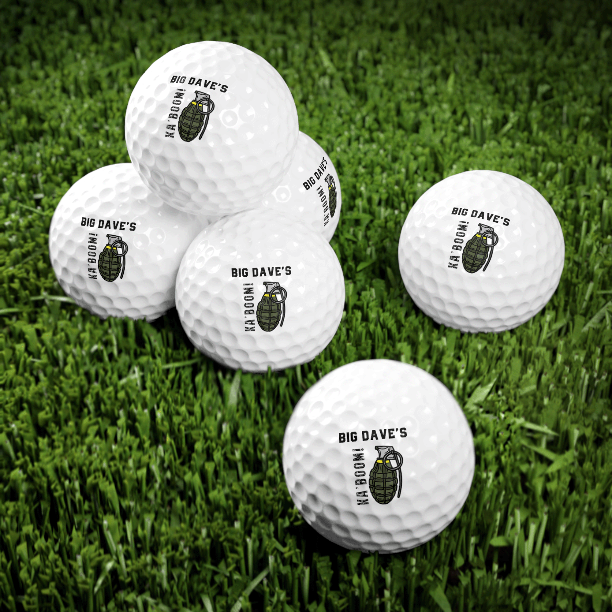 PERSONALIZED Grenade Ball Golf Balls