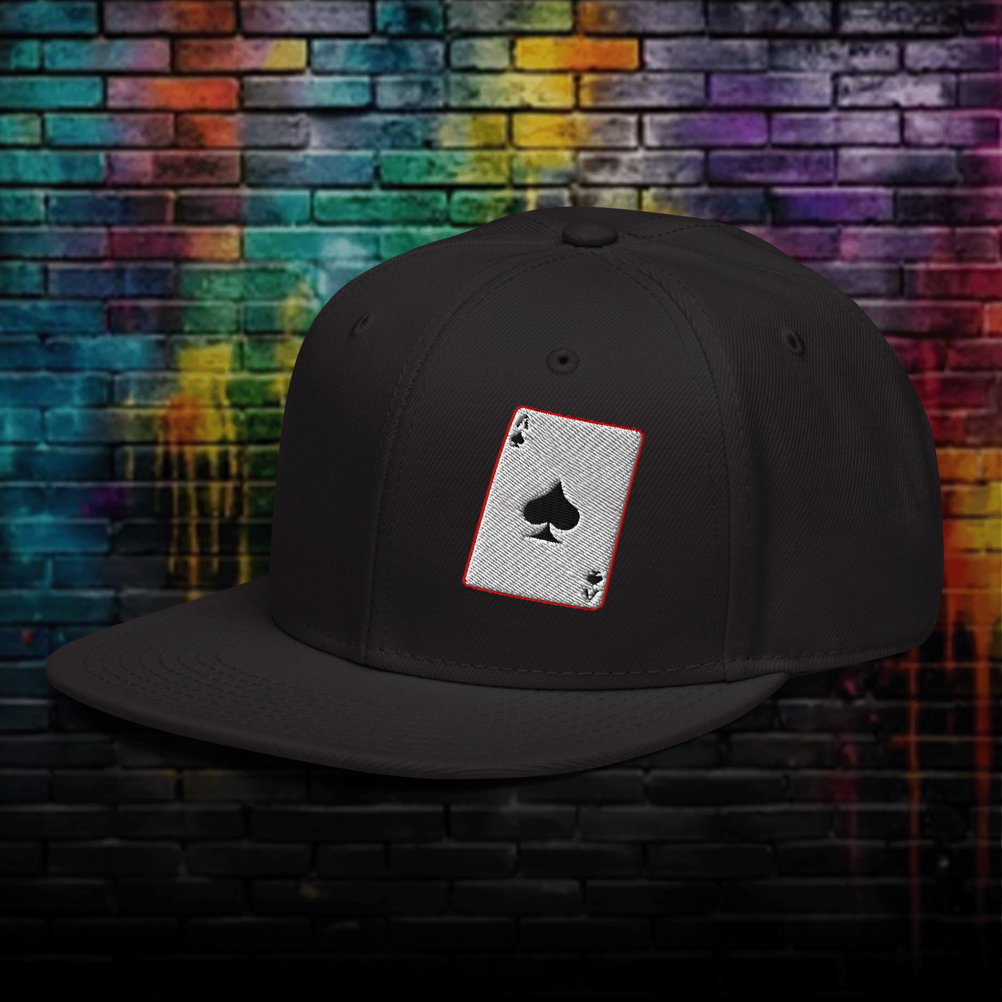Ace of Spades Card Snapback Cap
