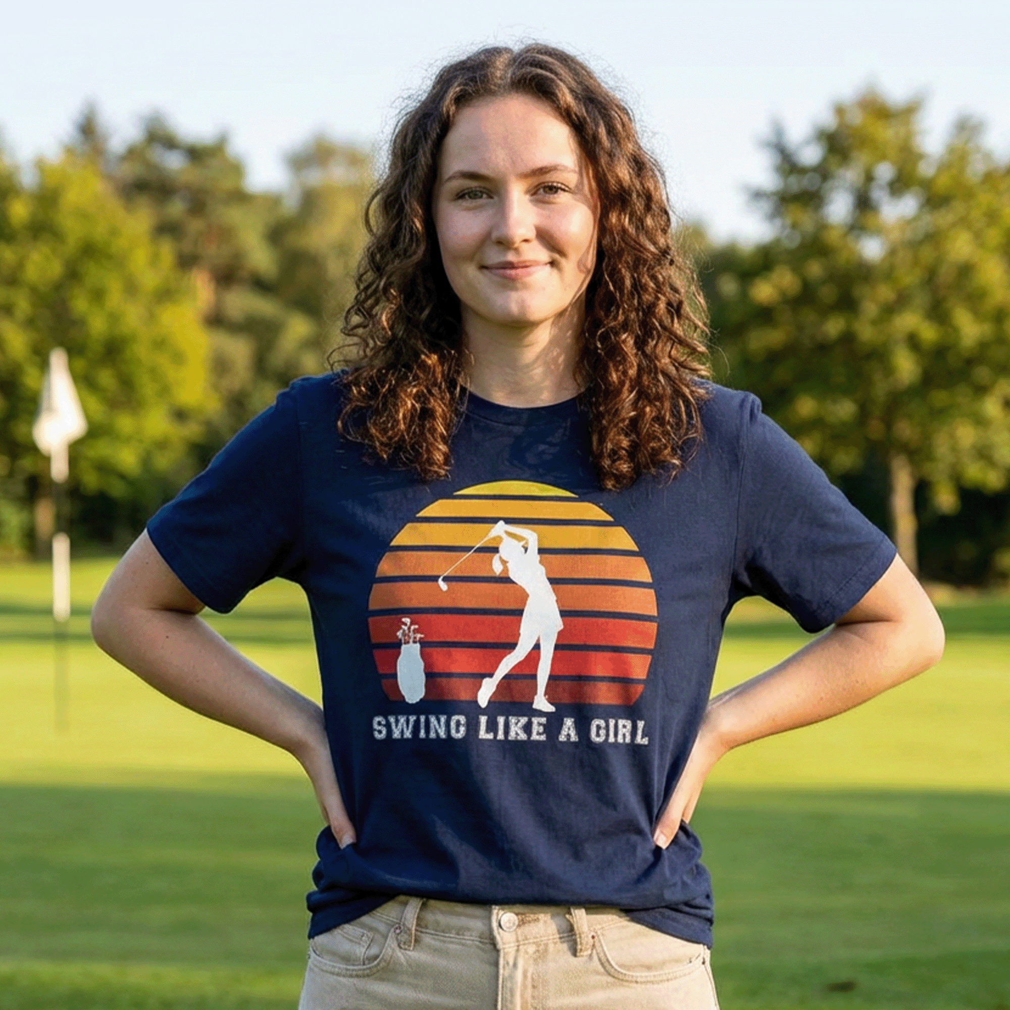 Swing like a Girl Golf T-Shirt