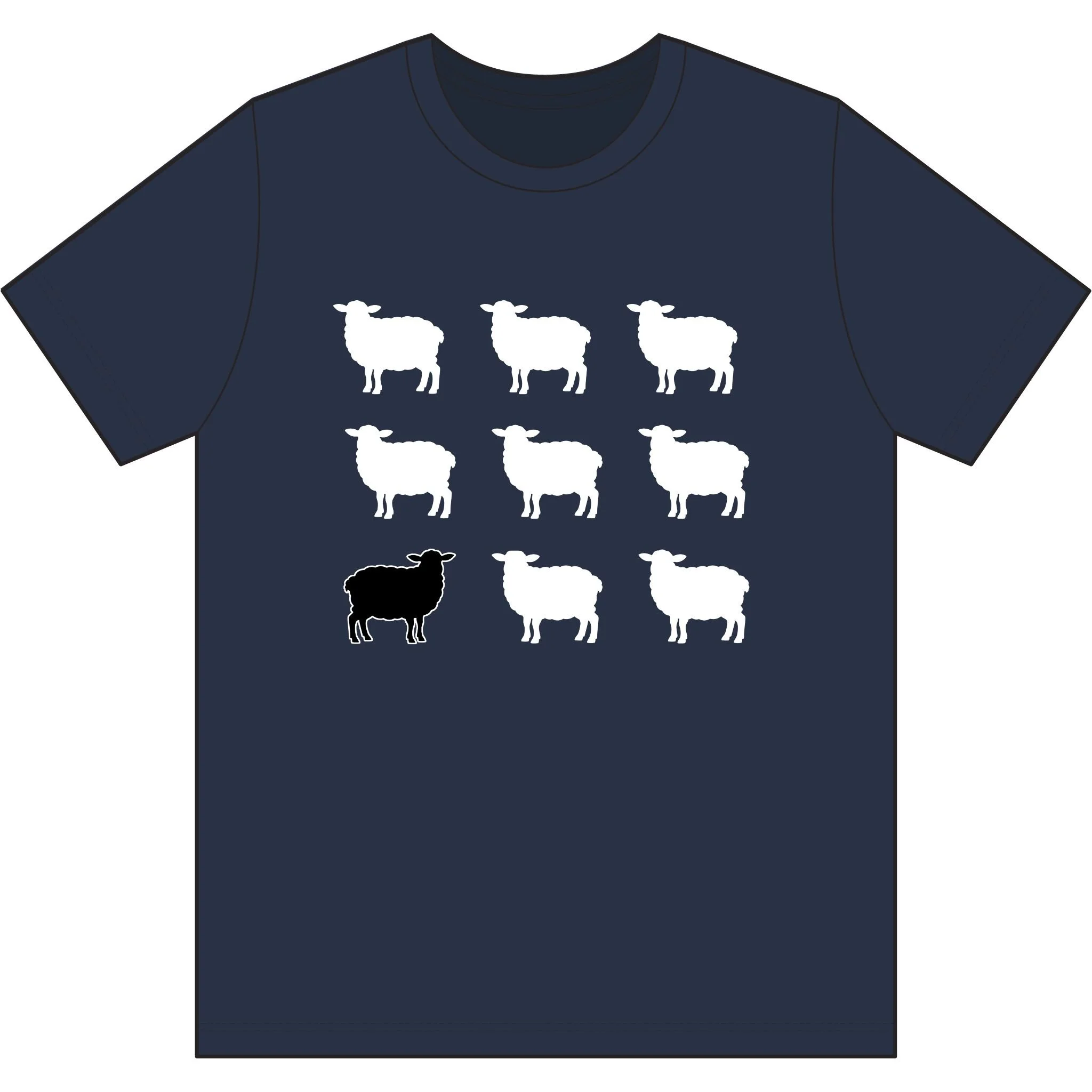 Black Sheep Recycled Cotton T‑Shirt