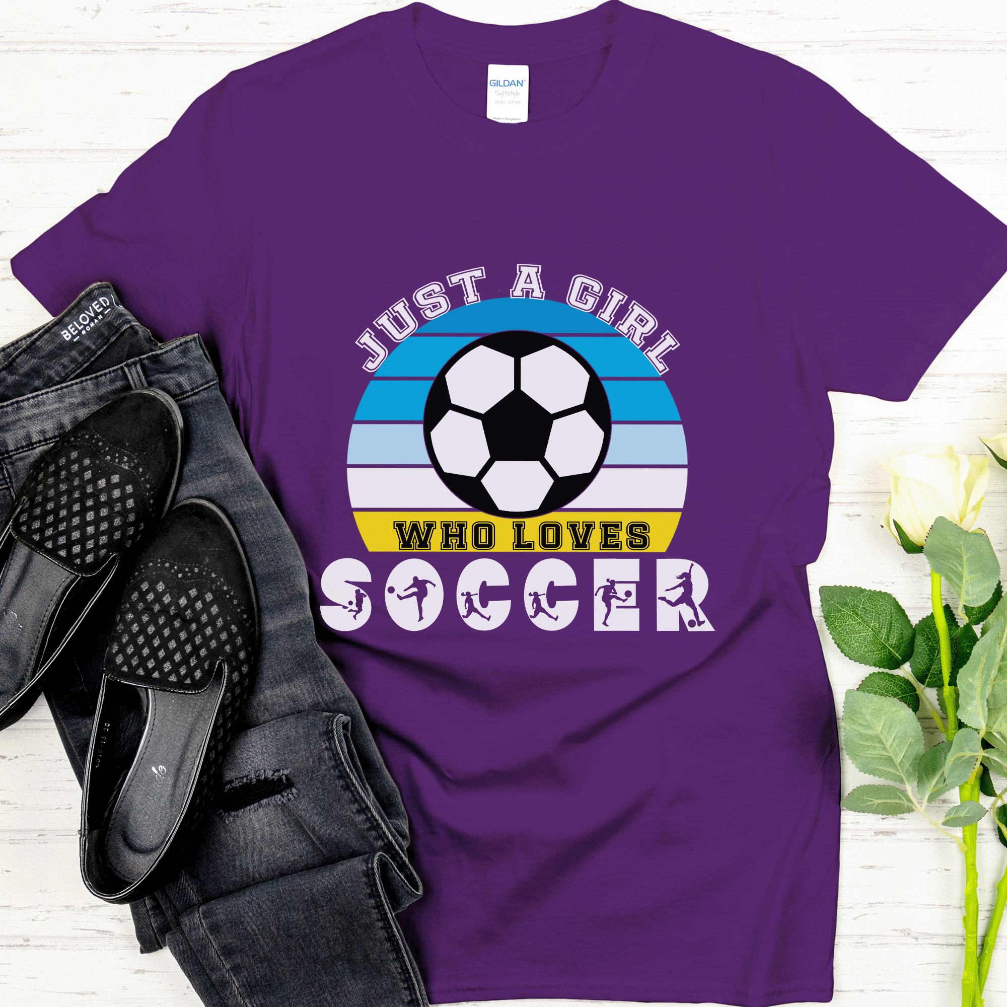 Just a Girl Who Loves Soccer Classic Tee
