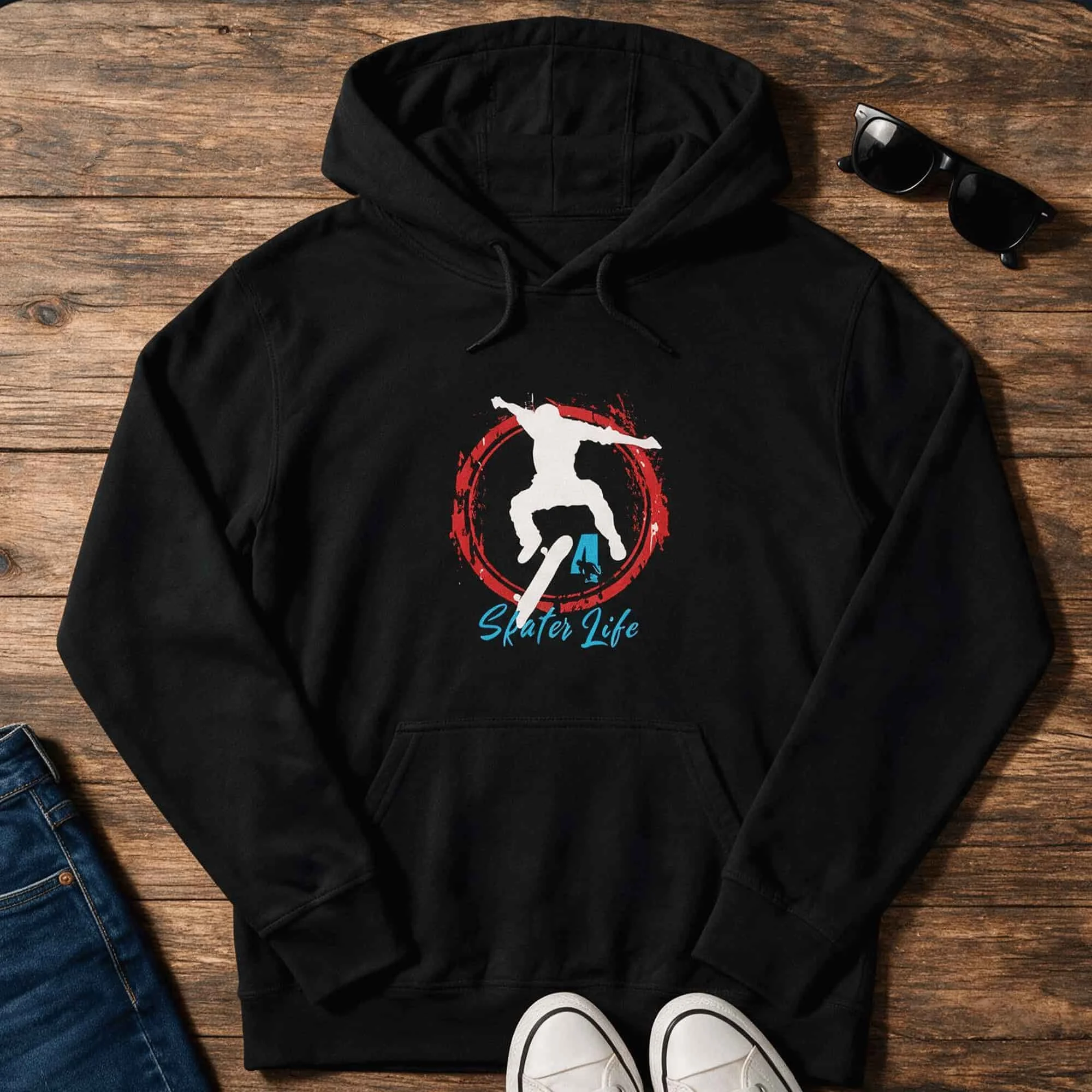 Skateboarder 4 Life Graphic Dryblend Hoodie