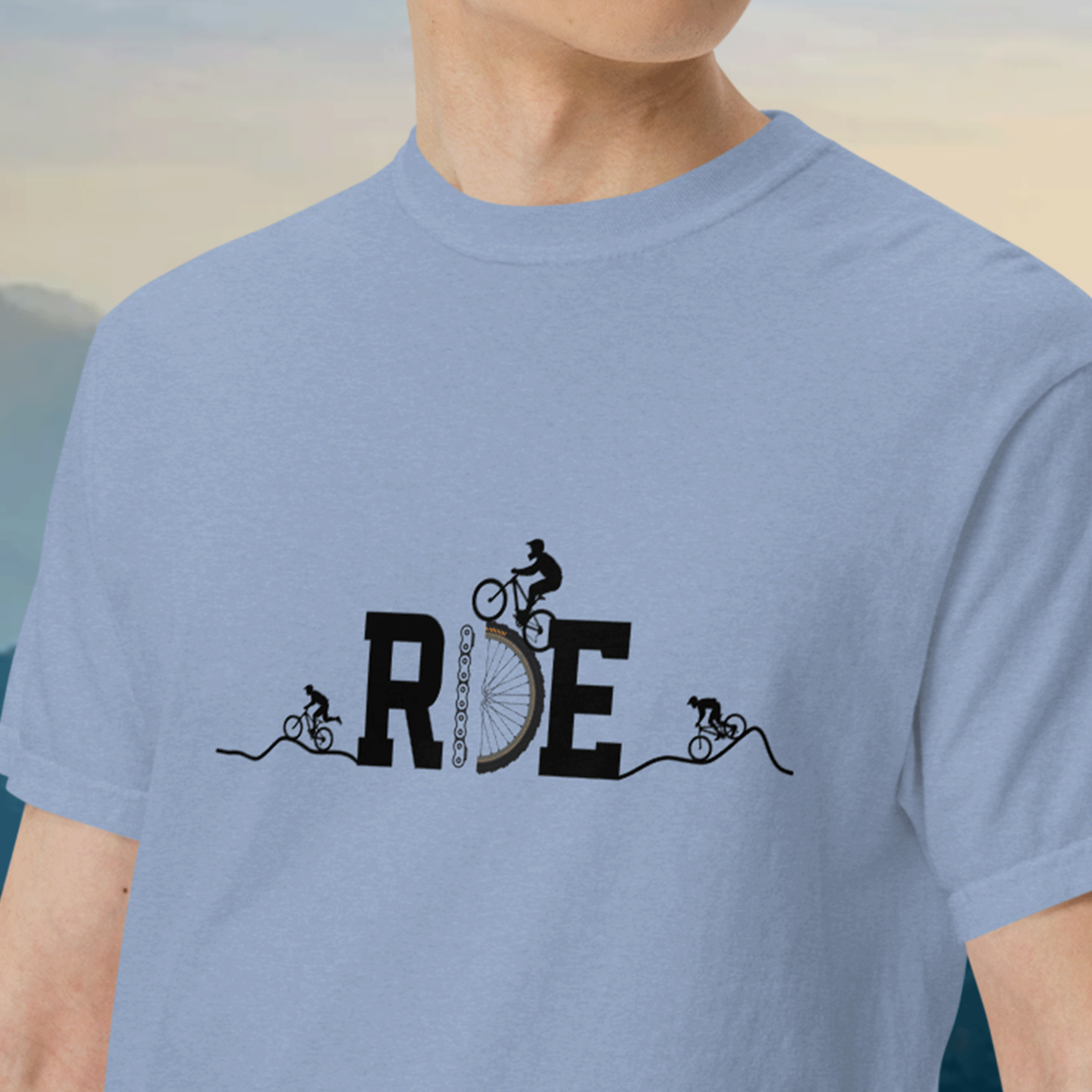 Ride Mountain Bike Minimalist T-Shirt