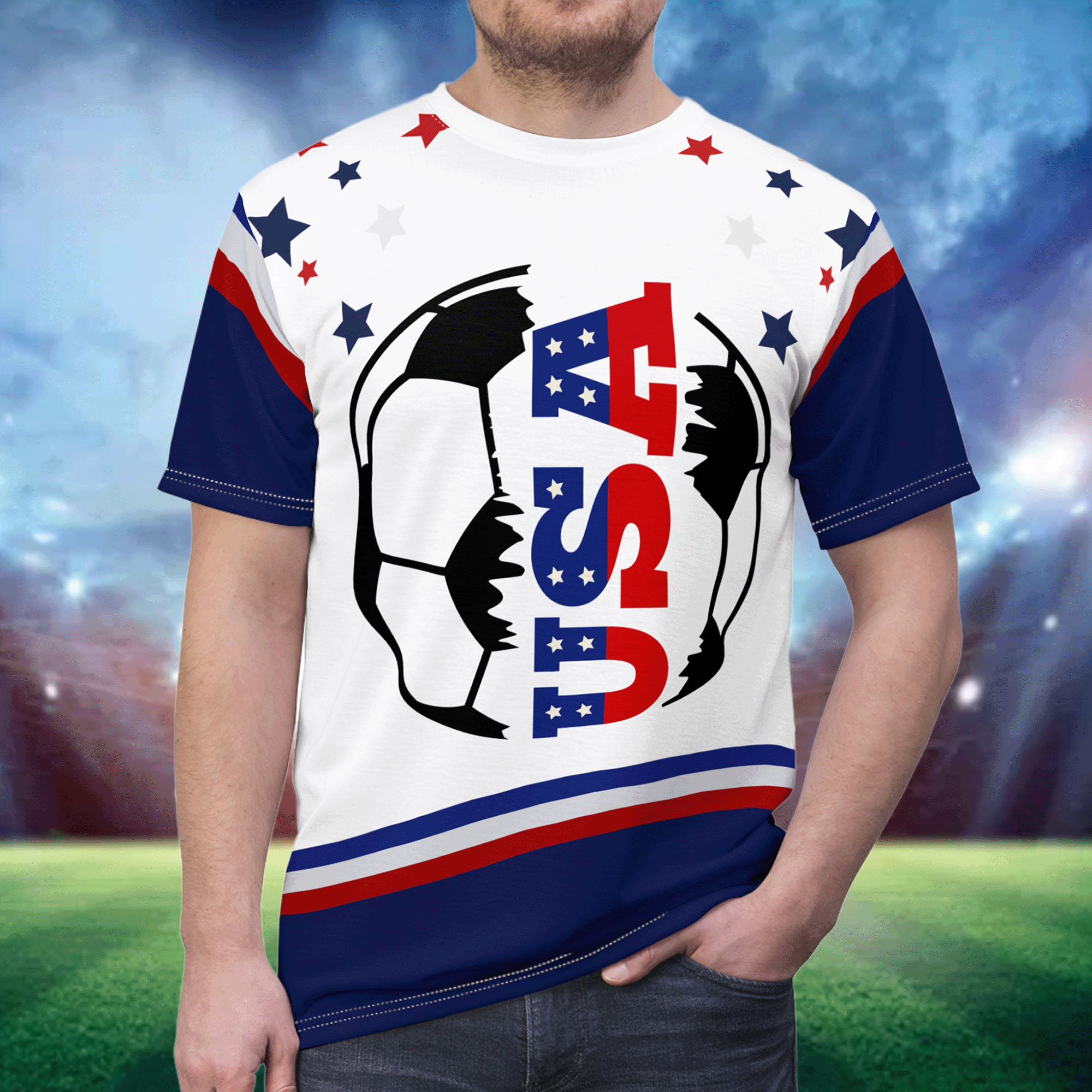 USA Soccer Quick-drying Tee
