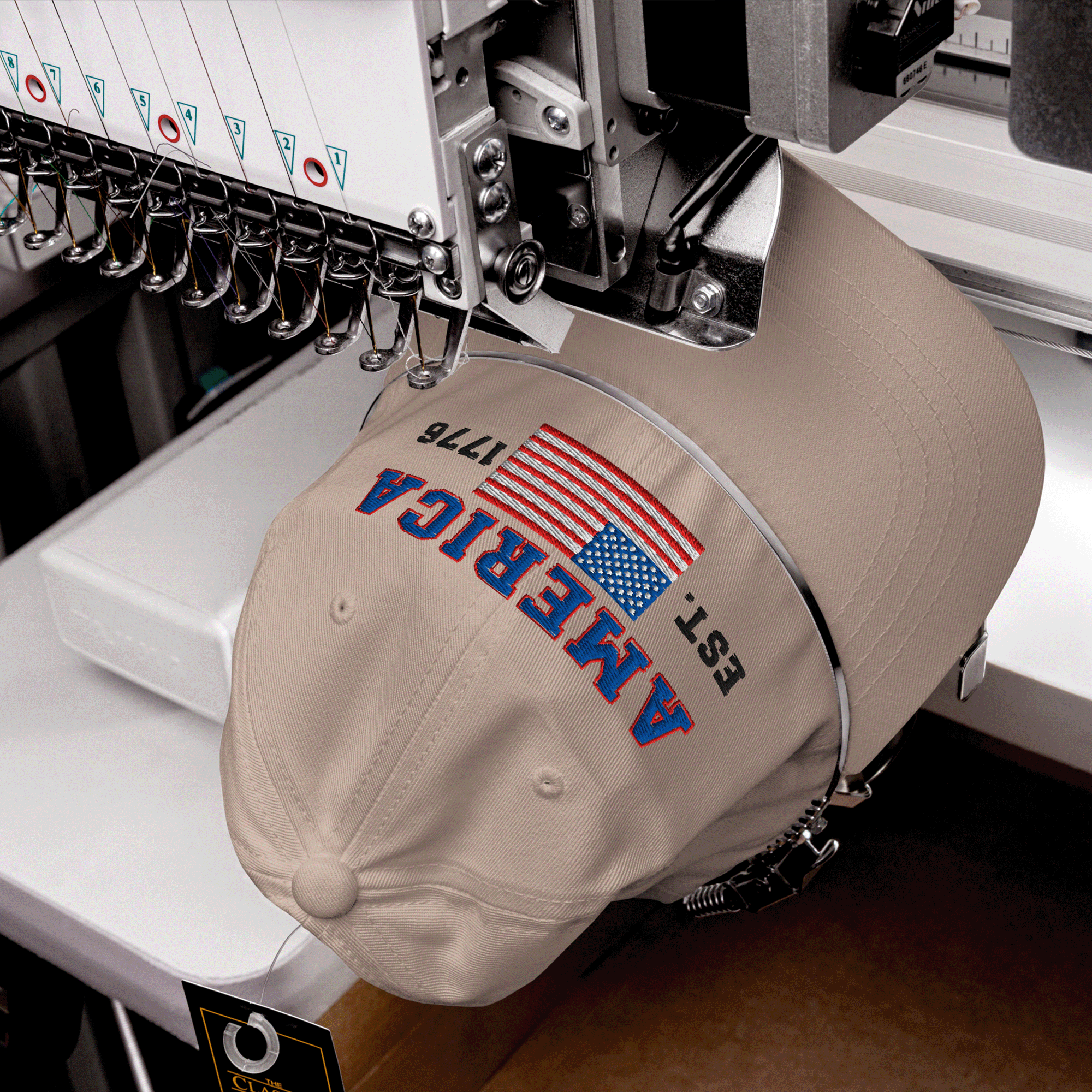 Embroidered AMERICA 1776 Classic Dad Hat