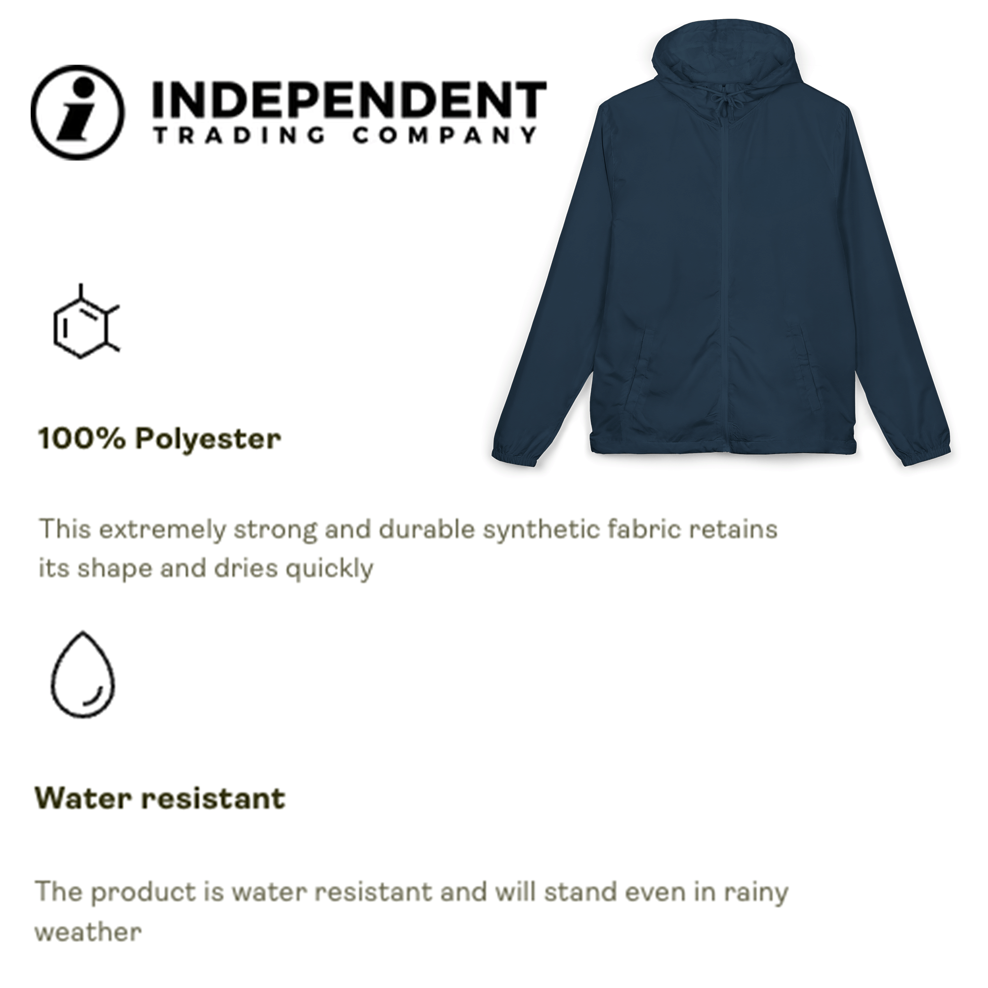 Climber Unisex Full-Zip Windbreaker Jacket
