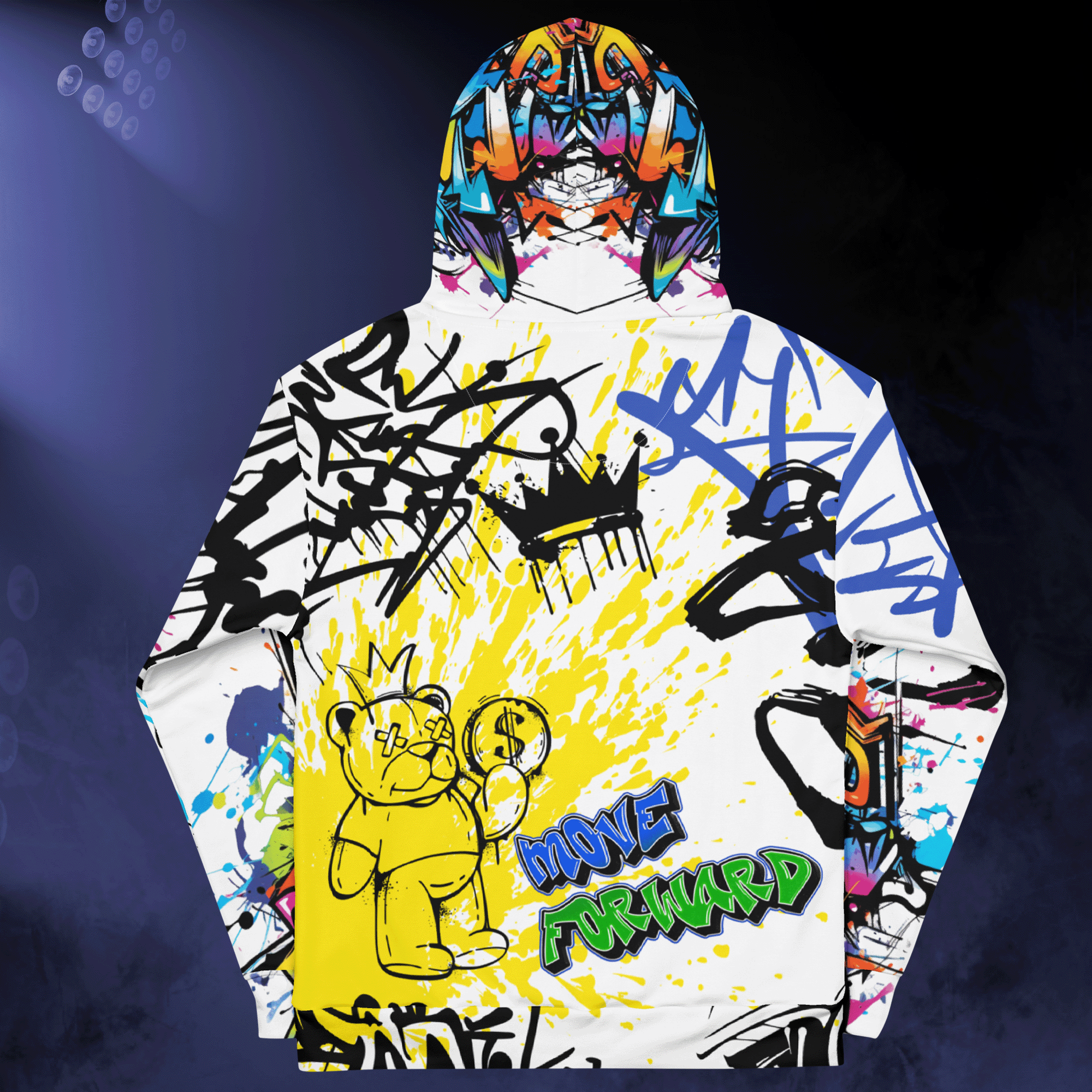 Graffiti Bear Streetwear Hoodie