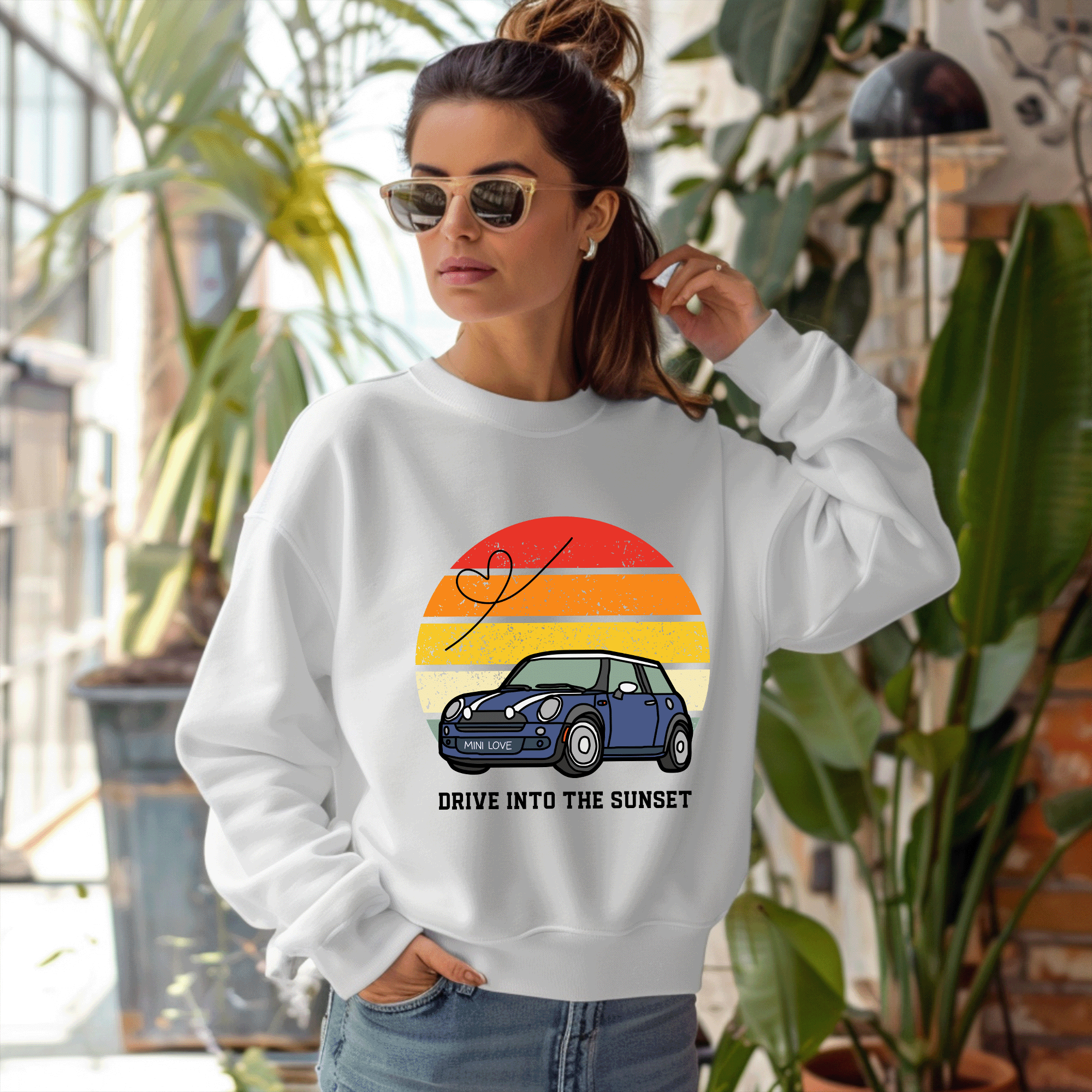 Mini Drive into the Sunset Sweatshirt