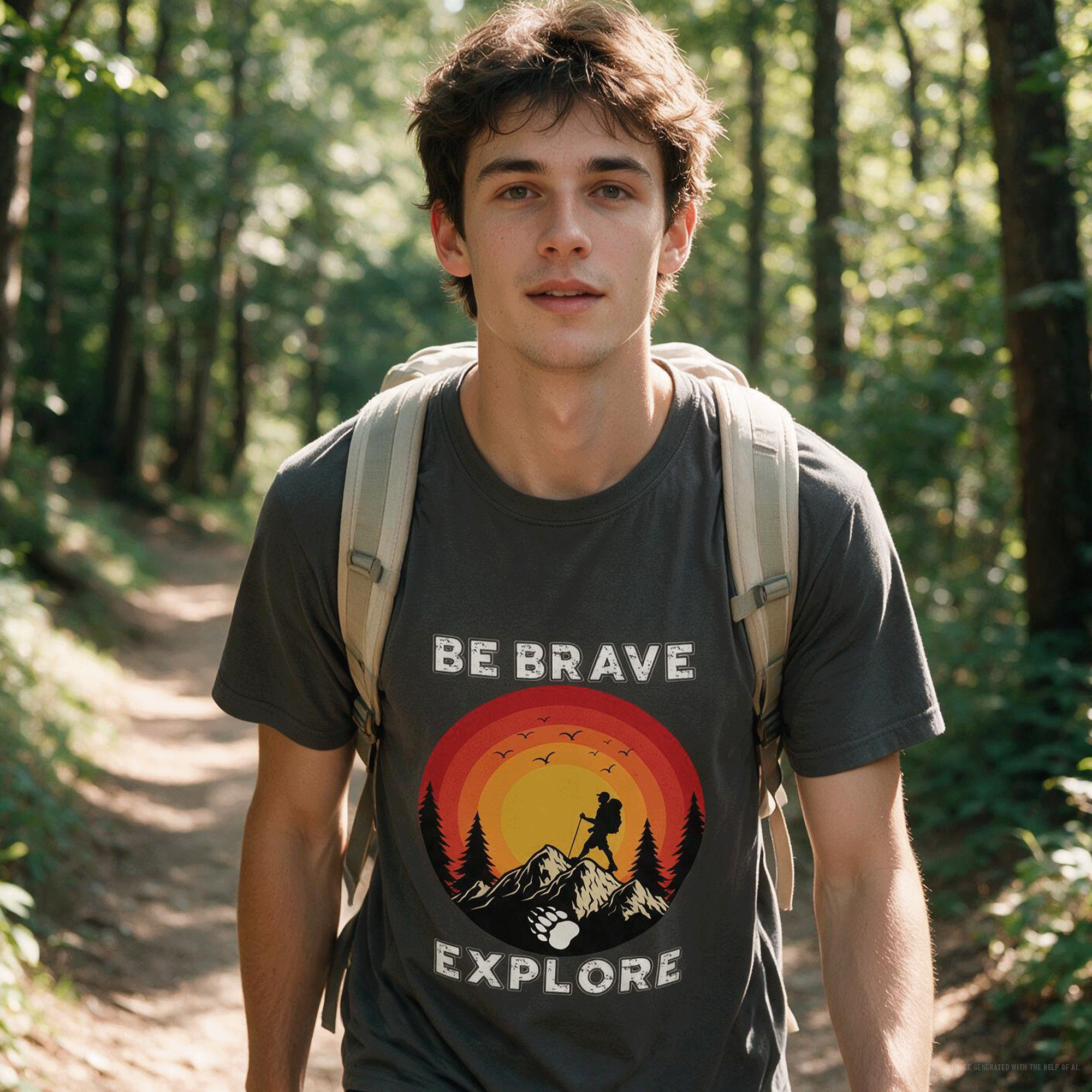 Be Brave Explore Comfort Colors Tee