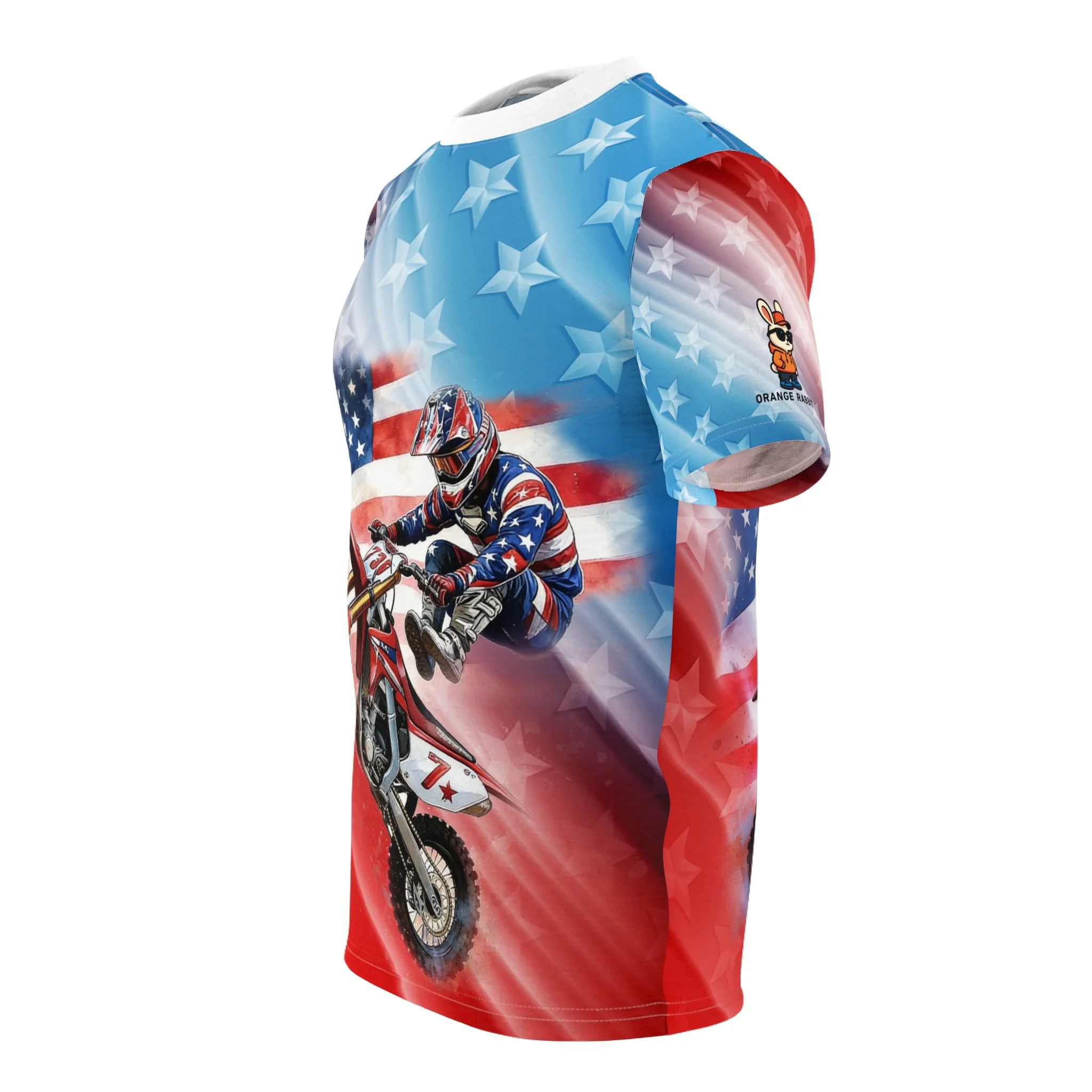 Patriotic Motocross Tee