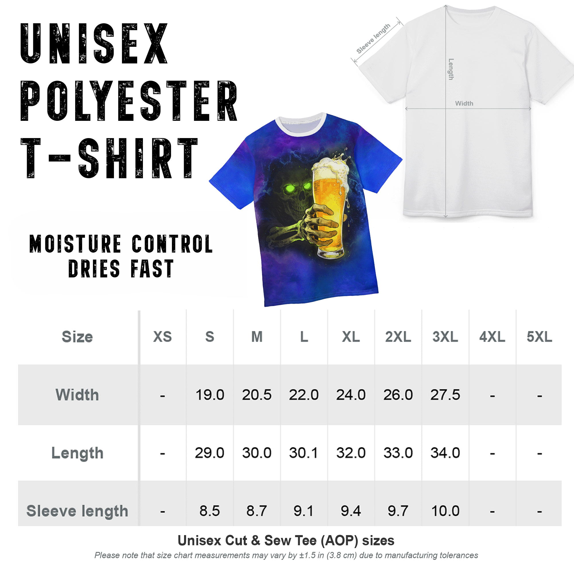 Skeleton Beer Cheers T-shirt